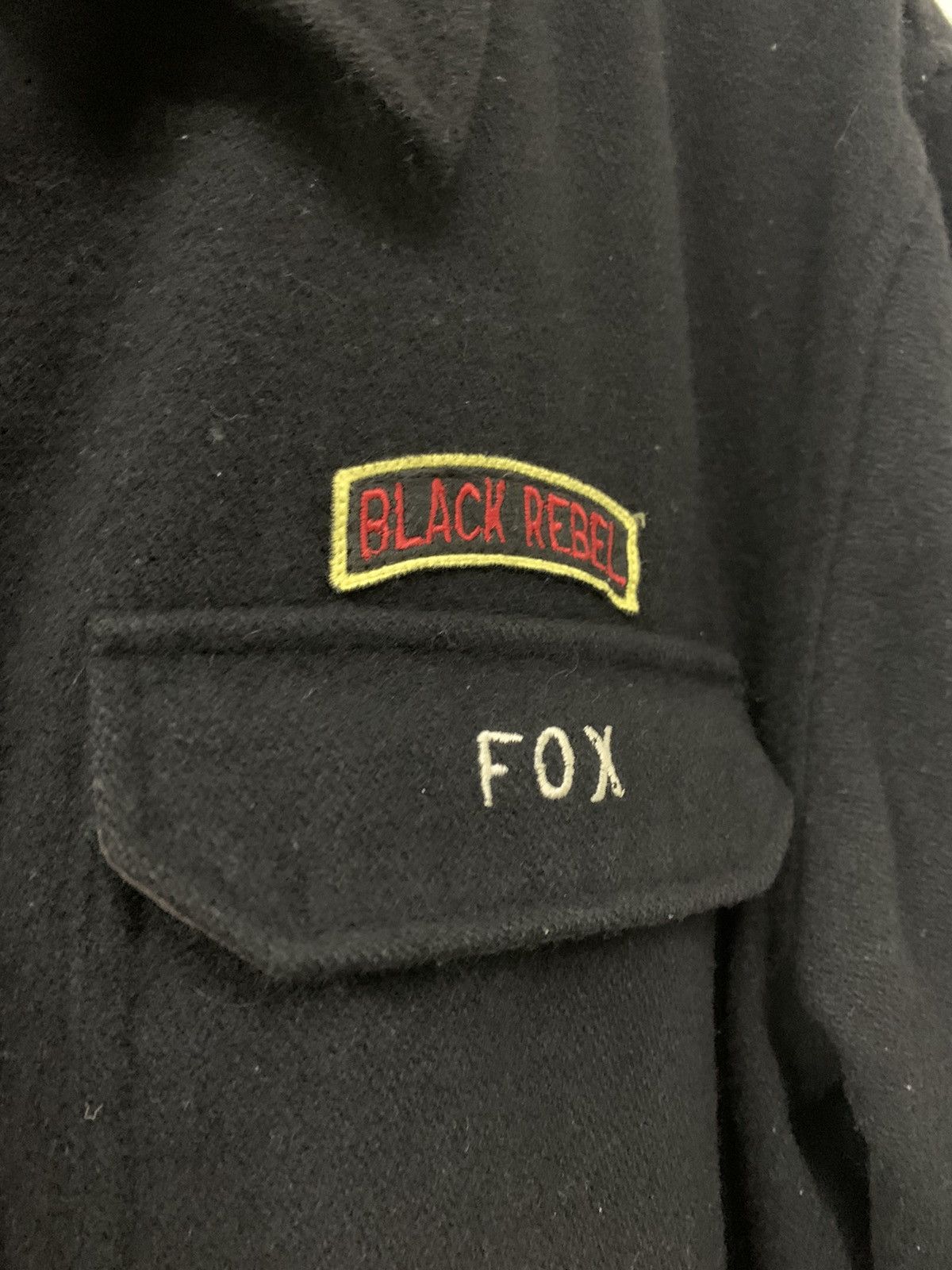 Japanese Brand × RUDE GALLERY Rude Gallery Black Rebel Wool Zipper double Chest Pocket Size US S / EU 44-46 / 1 - 4 Thumbnail