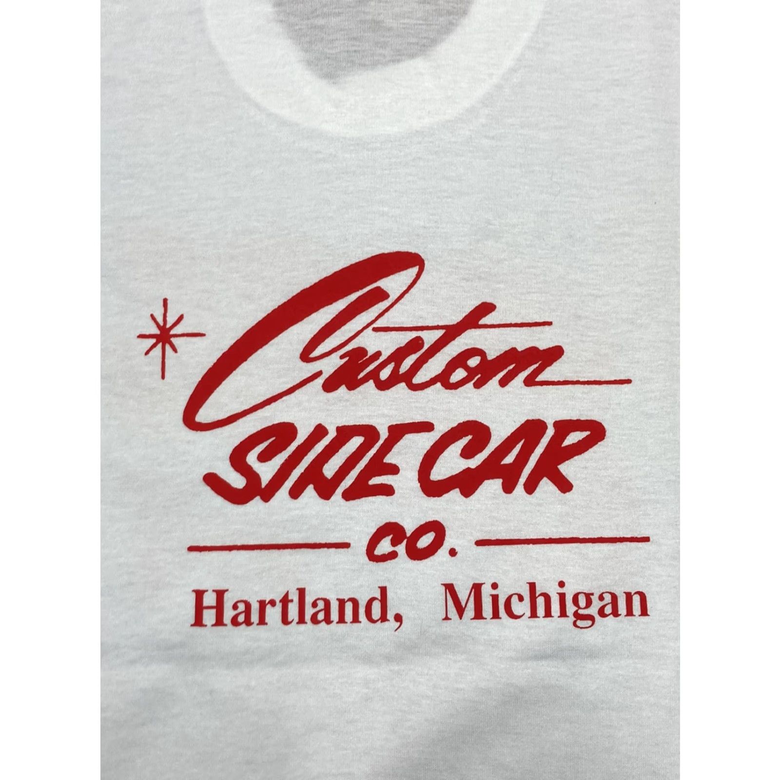 Vintage VINTAGE 90s T-SHIRT Michigan Ride by Side Sidecar Motorcycle Shop White L Mens 90s NOS Large Shirt Size US L / EU 52-54 / 3 - 8 Thumbnail