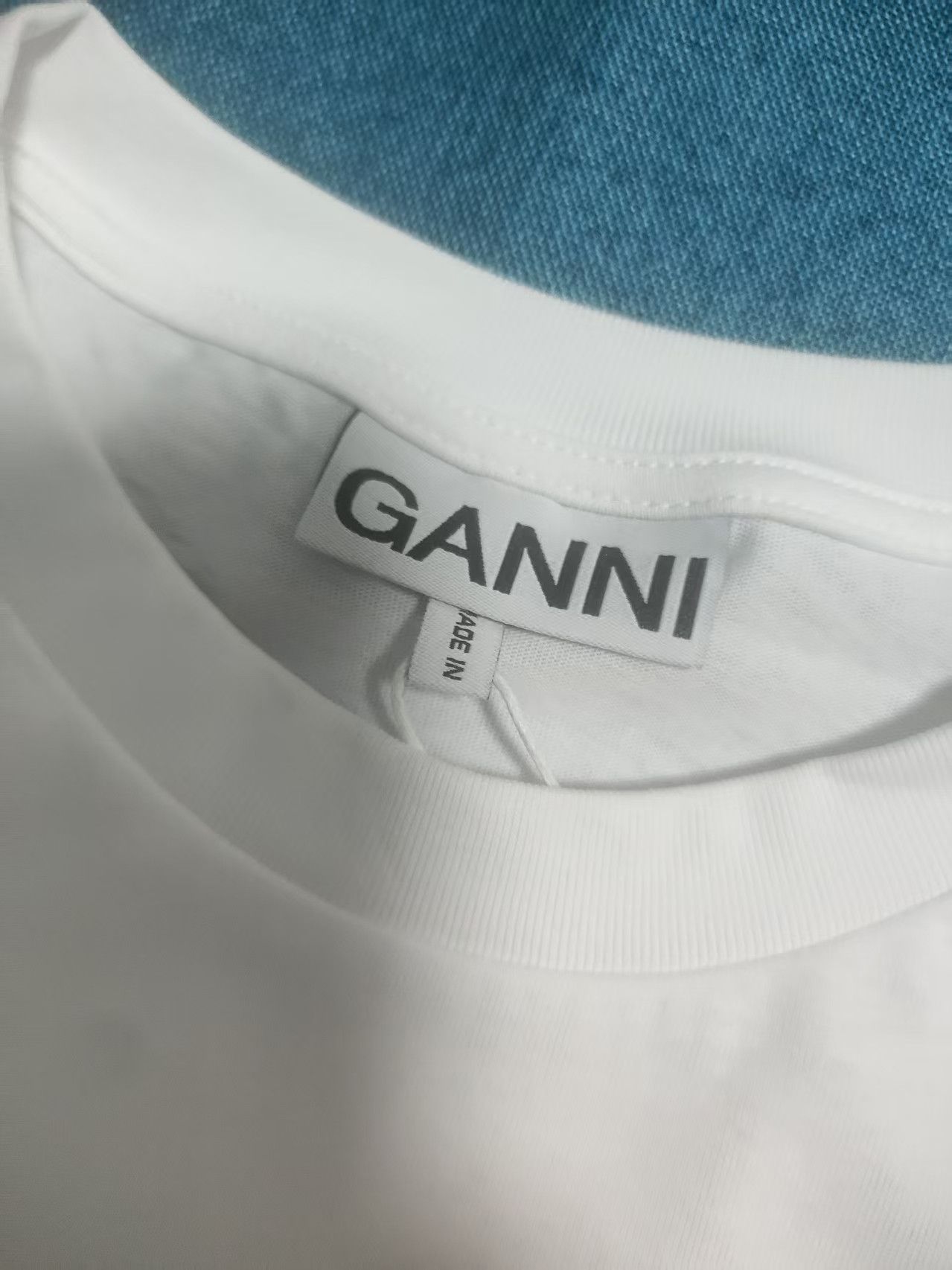 Other Ganni white Tee Size US M / EU 48-50 / 2 - 5 Thumbnail