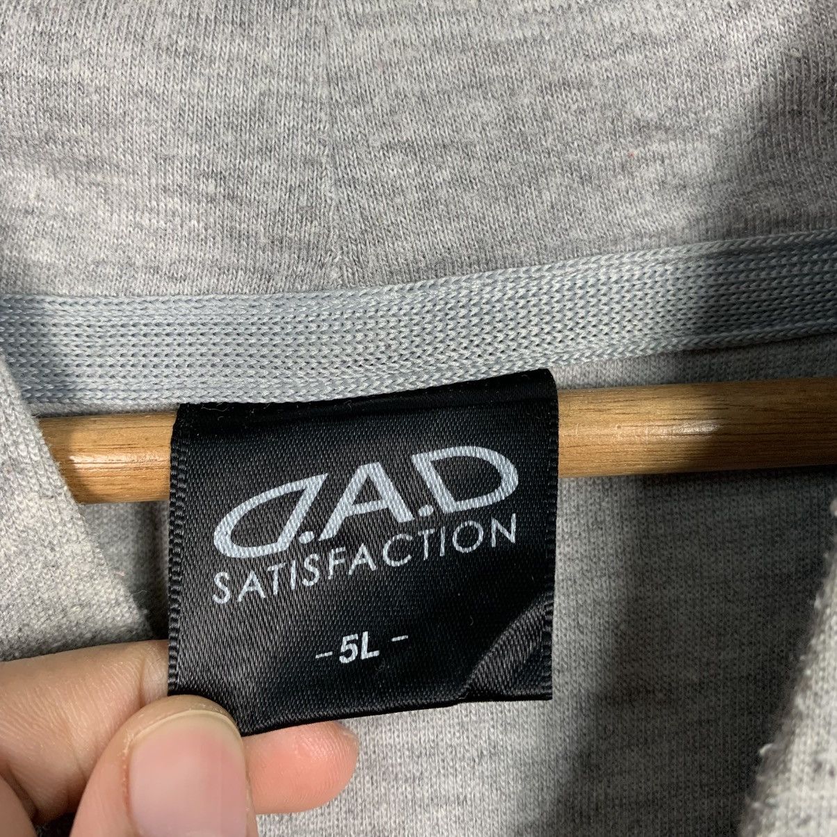 Japanese Brand DAD Satisfaction Spellout Pullover Hoodie Size US L / EU 52-54 / 3 - 14 Thumbnail