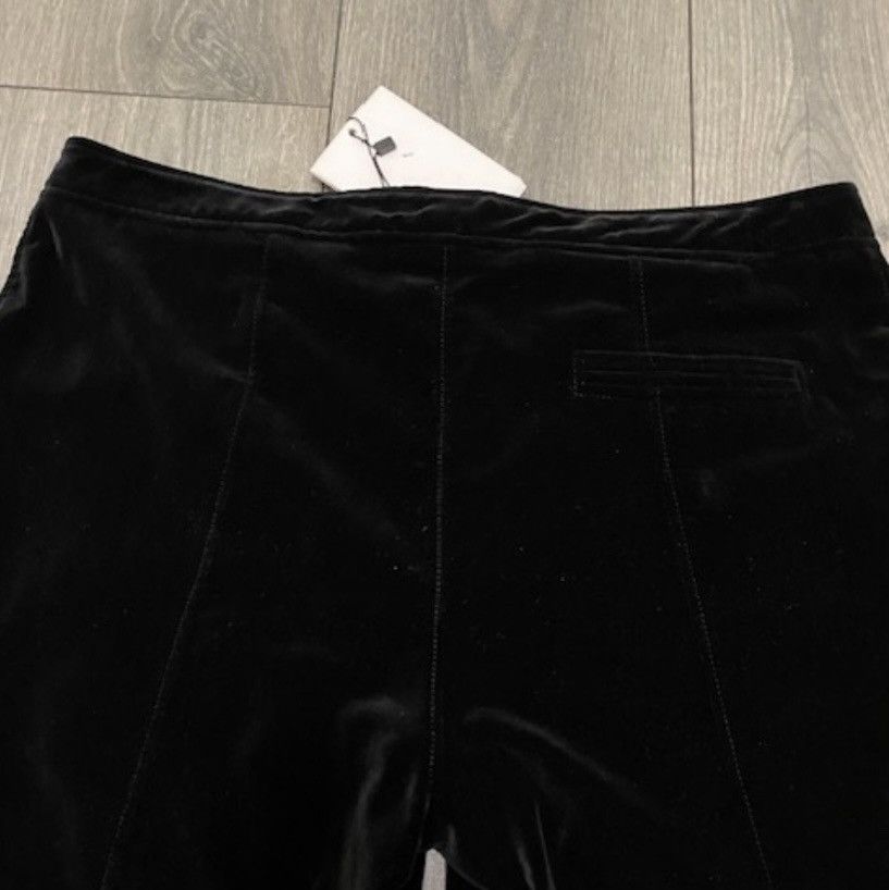 Altuzarra Altuzarra Black Velvet Boot Cut Pants NWOT Size 30" / US 8 / IT 44 - 8 Thumbnail