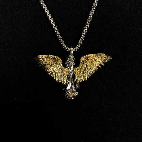 Jewelry Ishiyama x Kase Angel Necklace Y2K Gothic Punk Chain Size ONE SIZE - 4 Thumbnail