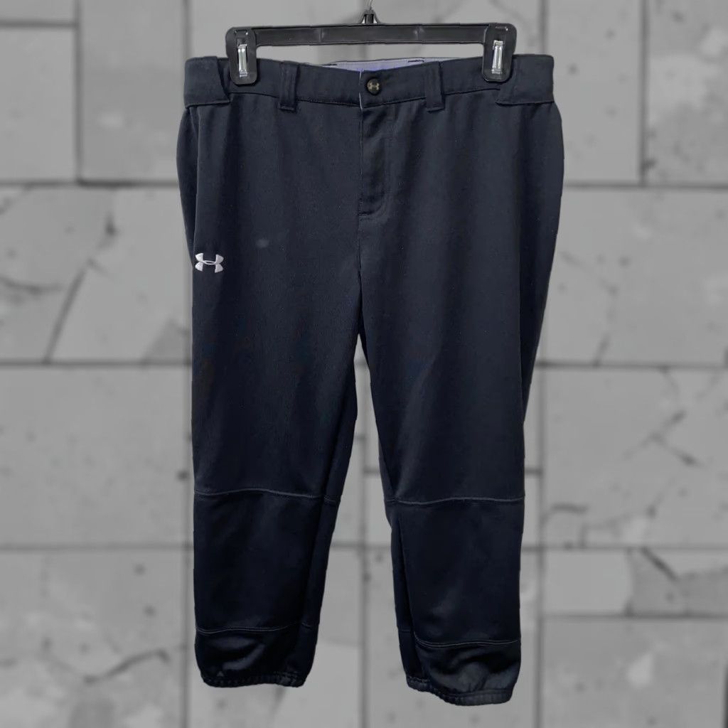 Under Armour Under Armour Womens Black Polyester Golf Capris Size M(Actual 30 X 21) Size ONE SIZE - 1 Thumbnail
