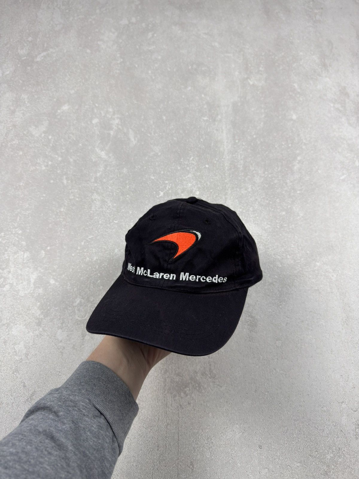Mercedes-Benz Vintage Mercedes Benz West McLaren Racing Cap Canon Y2K Hats Size ONE SIZE - 2 Thumbnail