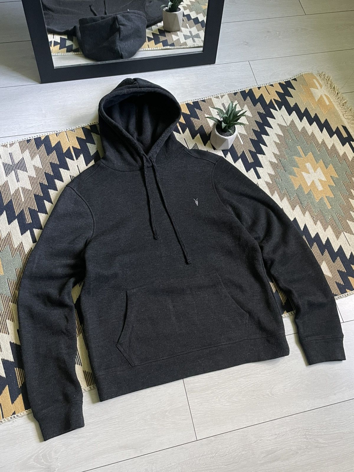 Allsaints Allsaints Knitted Logo Hoodie Size US M / EU 48-50 / 2 - 2 Thumbnail