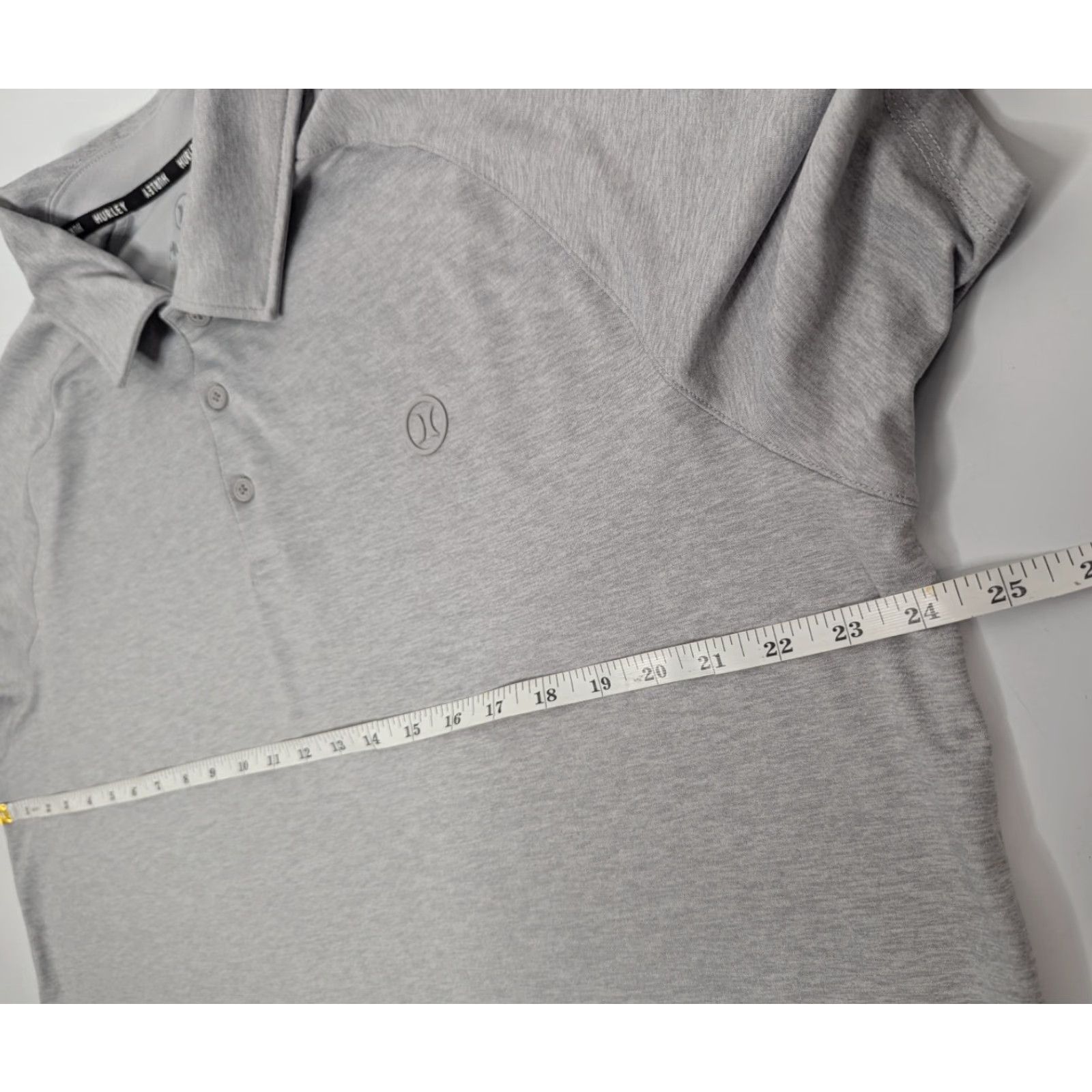 Hurley Hurley Polo Shirt Men's XL Heather Light Grey Lightweight Beach Performance Size US XL / EU 56 / 4 - 5 Thumbnail