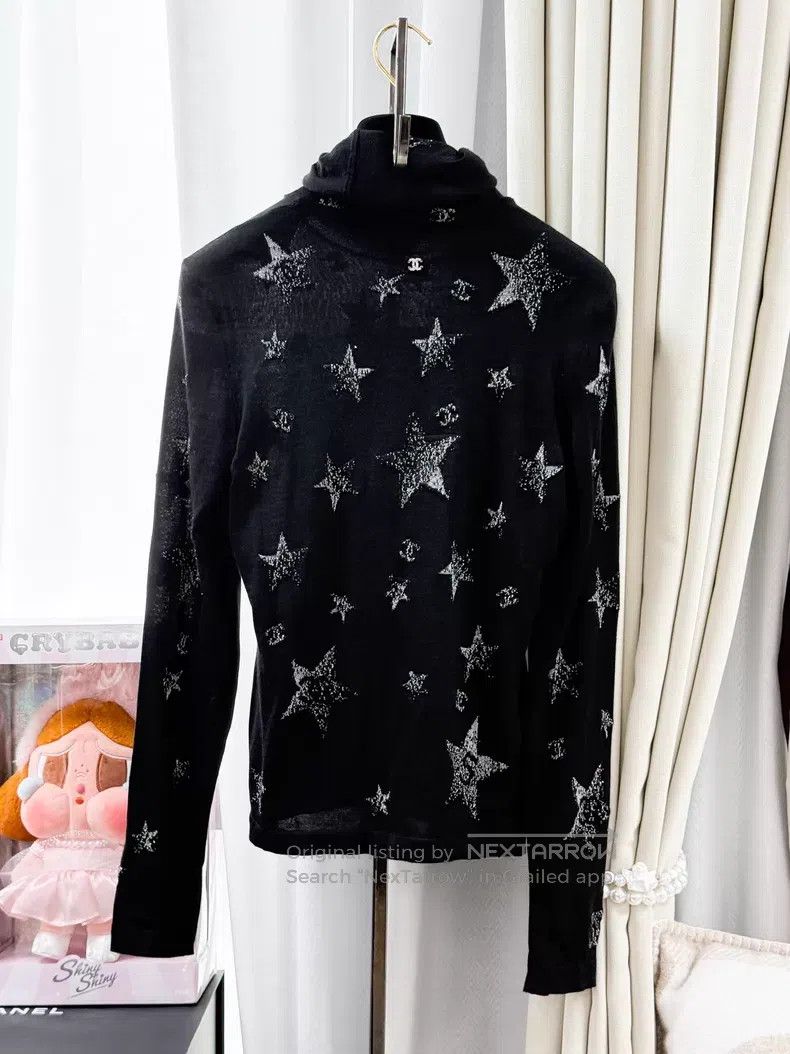 Chanel Chanel Embroidered dazzling five-pointed star double C pat Size XS / US 0-2 / IT 36-38 - 3 Thumbnail
