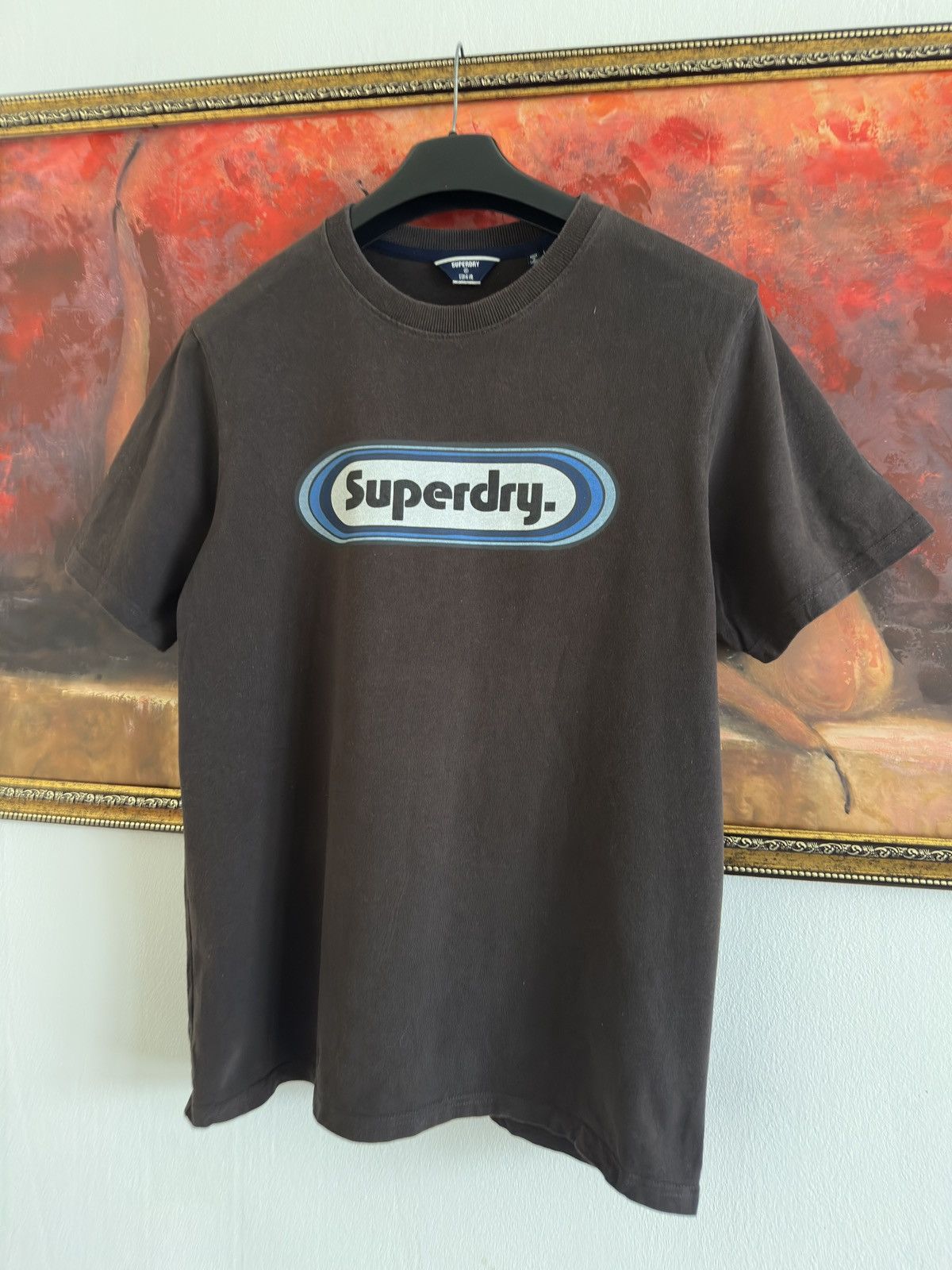 Superdry Superdry Brown Cotton T Shirt Size XL Size US XL / EU 56 / 4 - 2 Thumbnail