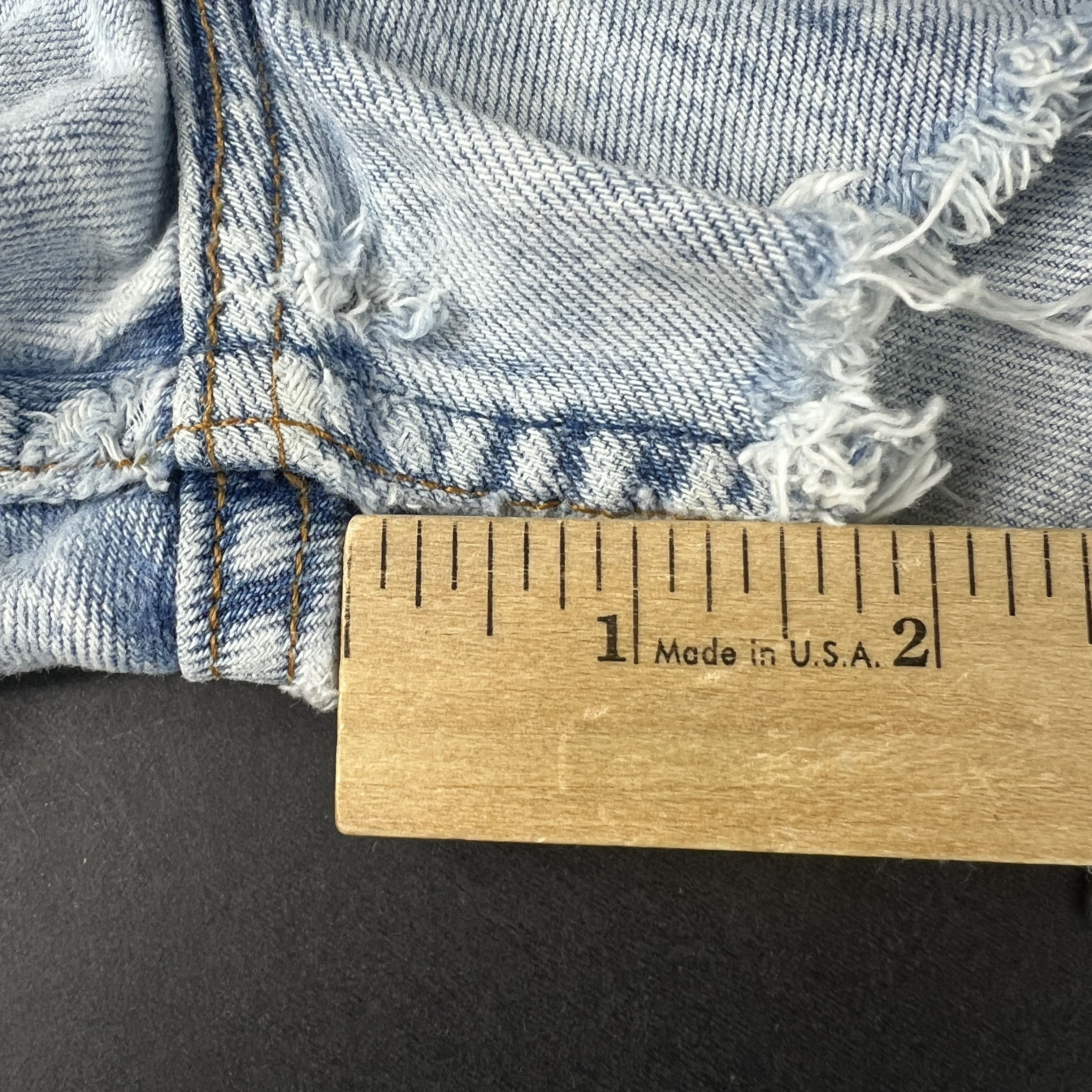 Levi's × Vintage VTG Levi's Jean Shorts 501 Straight Distressed Denim Jorts Size US 32 / EU 48 - 17 Thumbnail
