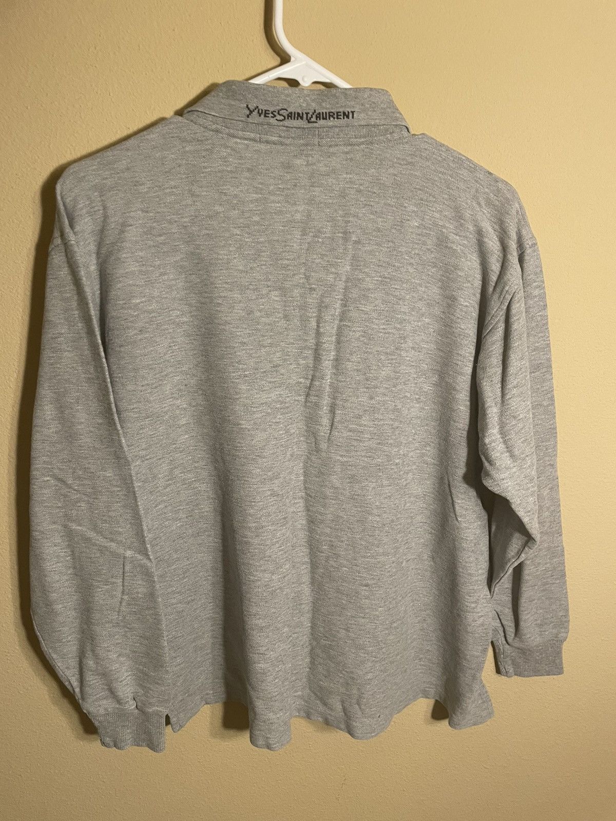 Yves Saint Laurent YSL Longsleeve Polo Size US L / EU 52-54 / 3 - 4 Thumbnail