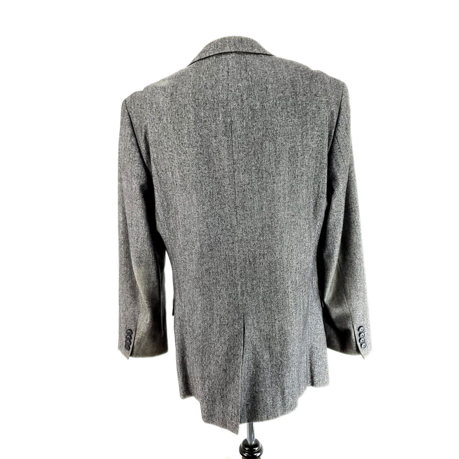 Nordstrom Nordstrom Calibrate Heavy Wool Cotton 2 Button Sport Coat 40 Size 40R - 5 Thumbnail