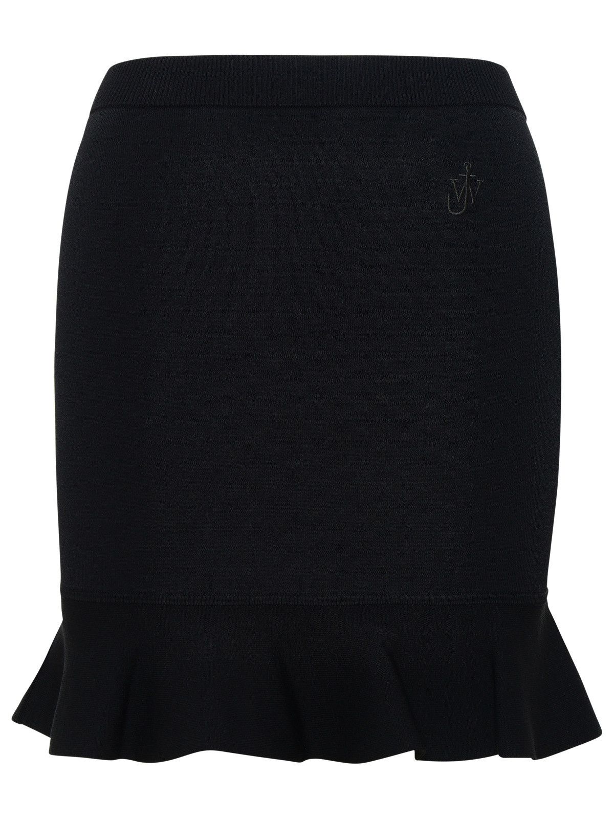 image of J W Anderson Jw Anderson Black Viscose Blend Skirt, Women's (Size XS)