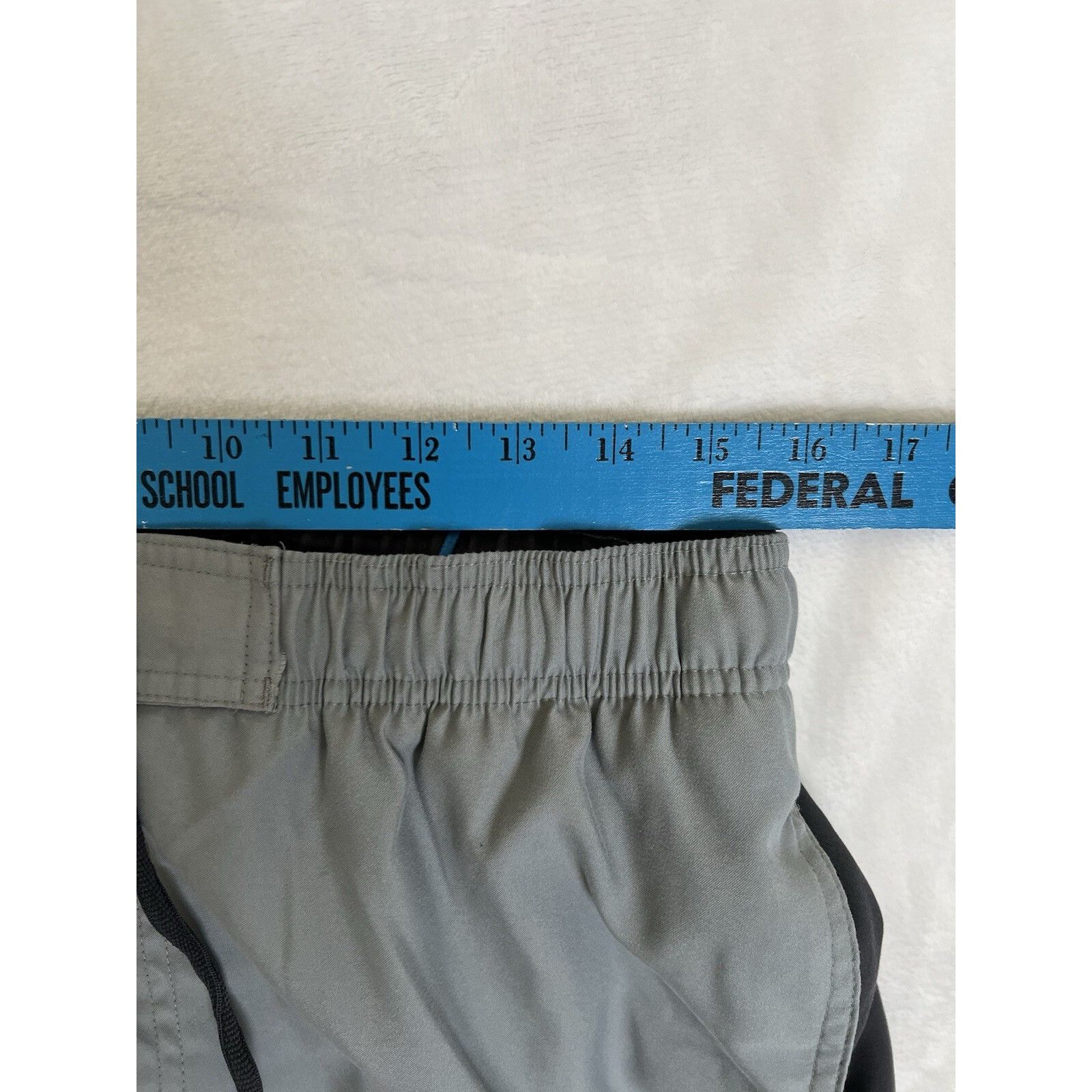 Nike Vintage Nike Swim Trunk Shorts Size Large Gray Blue Y2K Surf Size US 34 / EU 50 - 7 Thumbnail