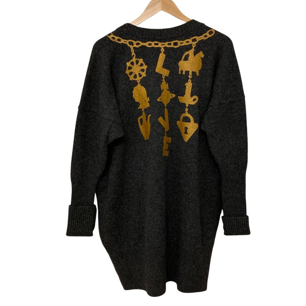 Vivienne Westwood Vivienne Westwood Vivienne Westwood Necklace Print Knit Sweater Textile Tops DUTY FREE for USA Size ONE SIZE - 1 Thumbnail