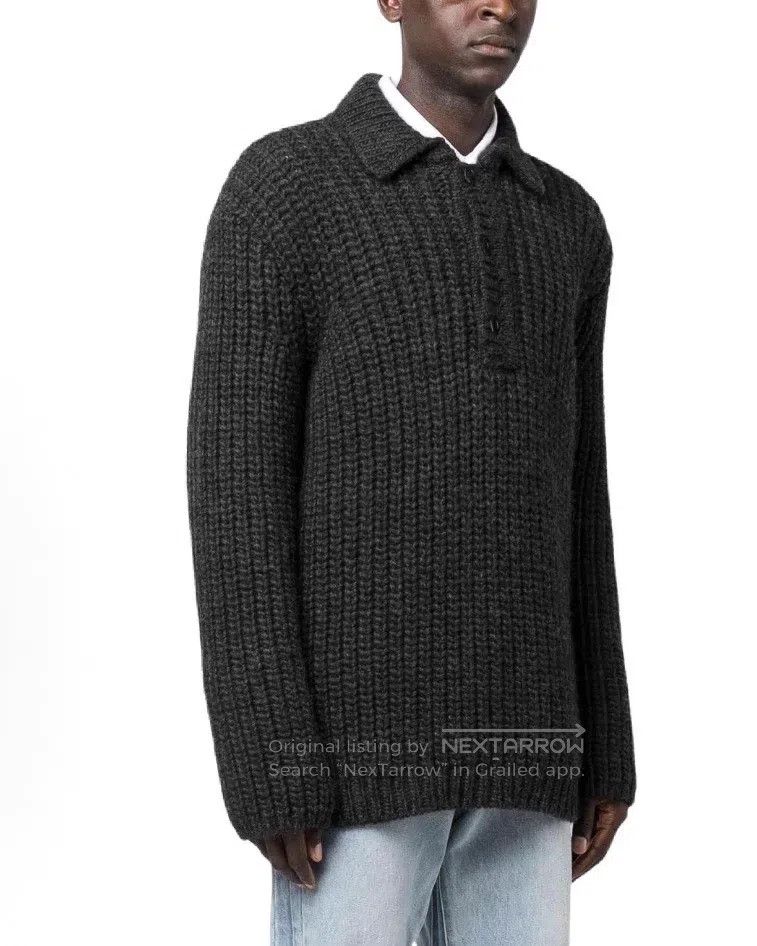 Our Legacy Our Legacy Wool Crewneck Sweater - Deep Grey Size US S / EU 44-46 / 1 - 3 Thumbnail
