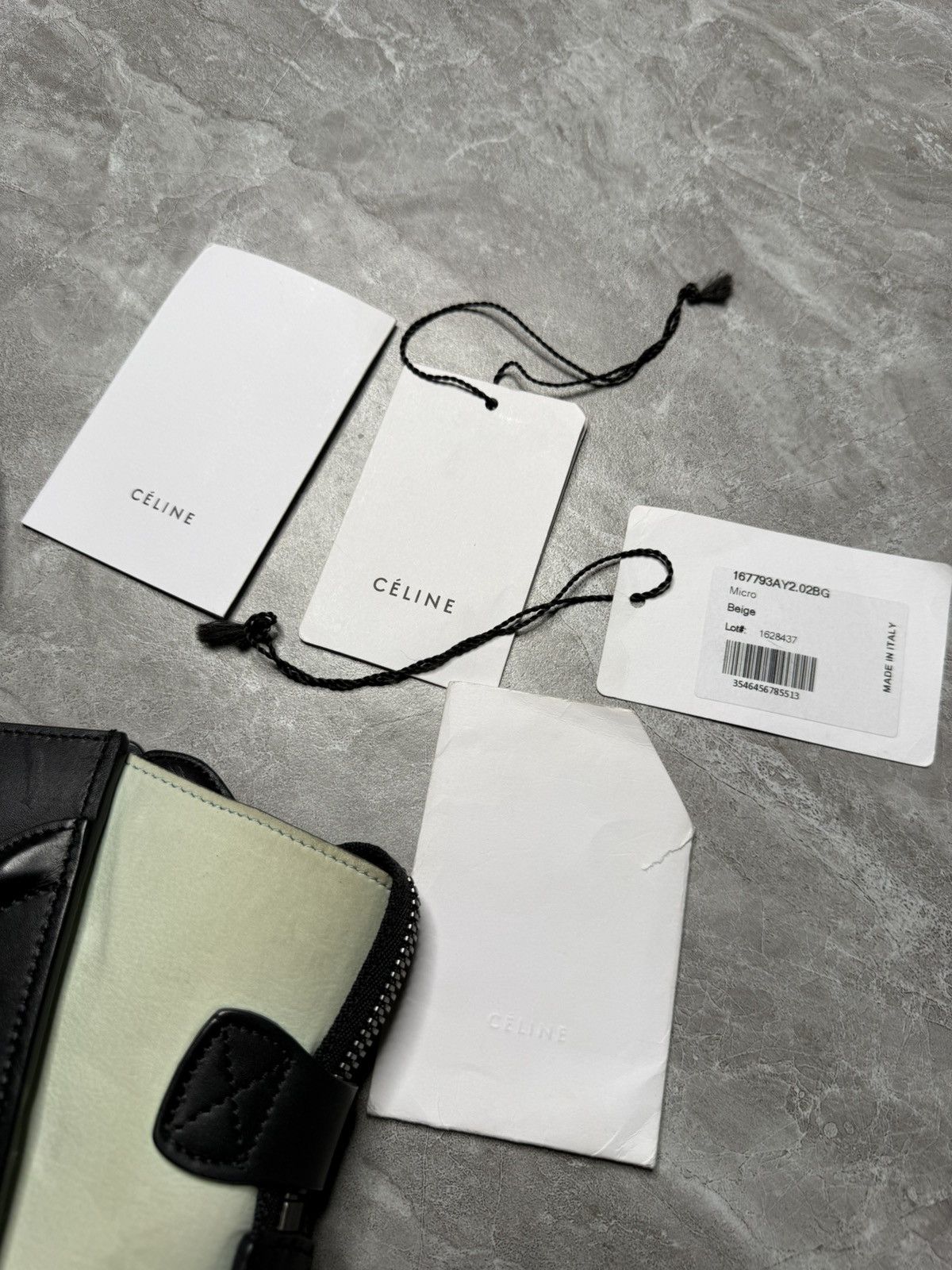 Celine Celine By Phoebe Philo Tricolor Micro Luggage Tote Bag Size ONE SIZE - 11 Thumbnail