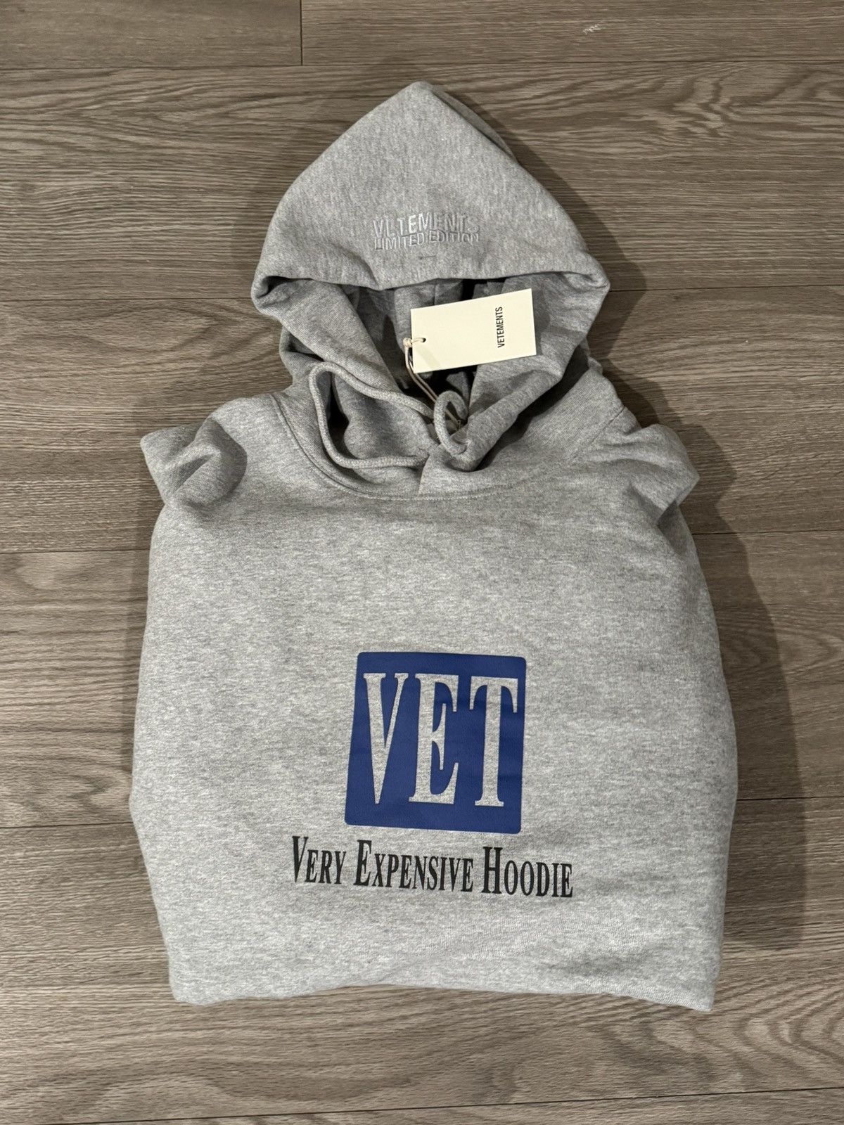 Gray ‘VET’ Boxy Hoodie