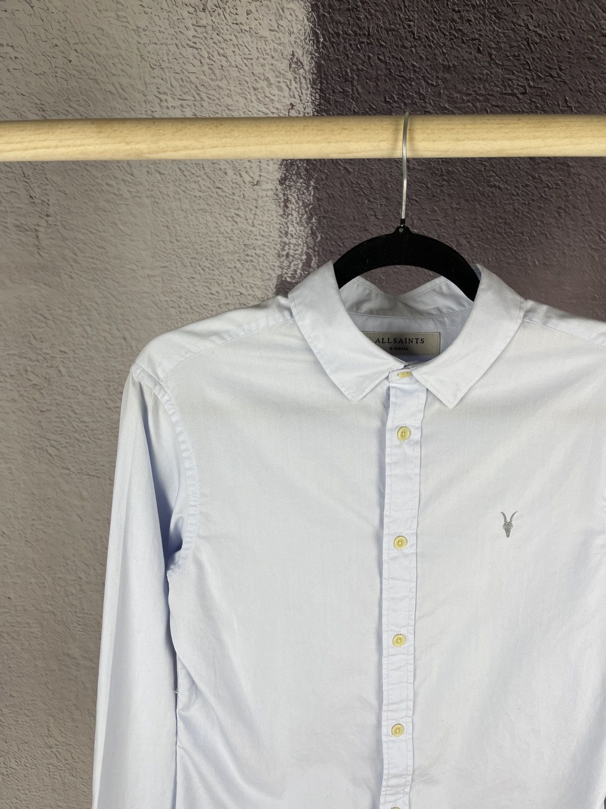 Allsaints Allsaints Riviera long sleeve blue basic classic shirt Size US XS / EU 42 / 0 - 3 Thumbnail