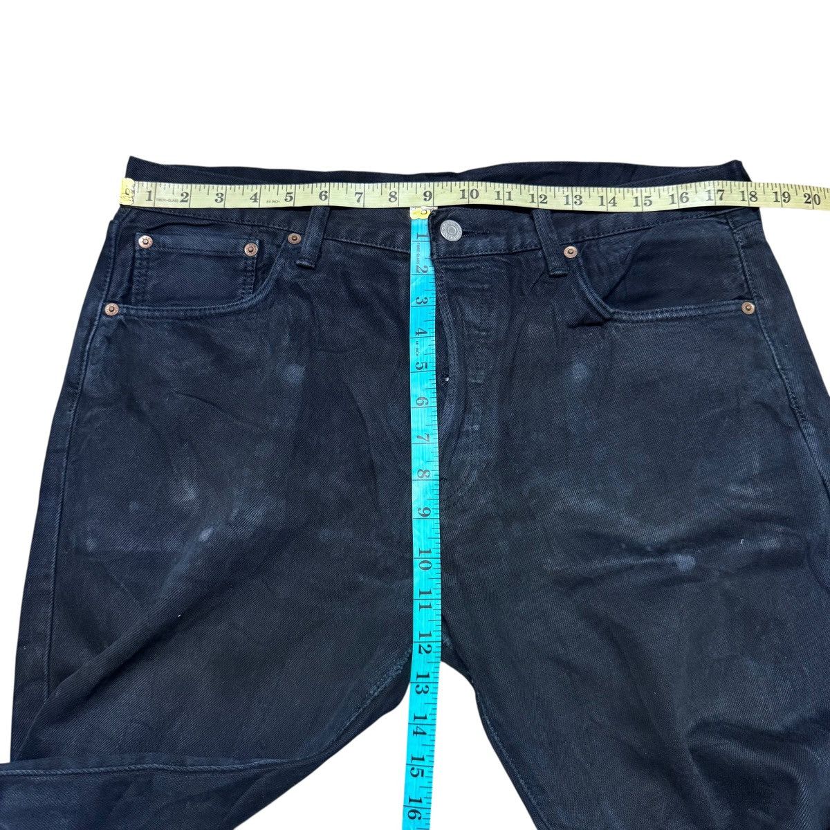 Beams Japan × Levi's Remake By AND TEMA Levis 501 Black Denim Jeans Open Leg Size US 36 / EU 52 - 17 Thumbnail