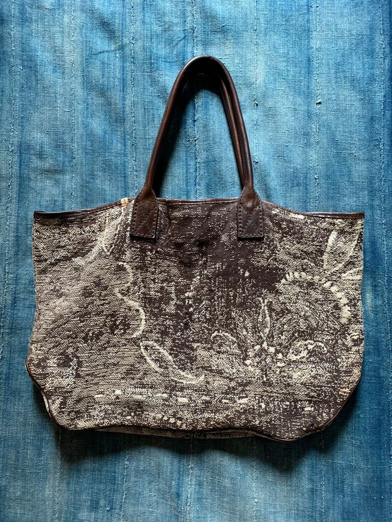 Visvim Visvim Charcoal Tote Bag with Unique Weave- DMC Size ONE SIZE - 1 Thumbnail