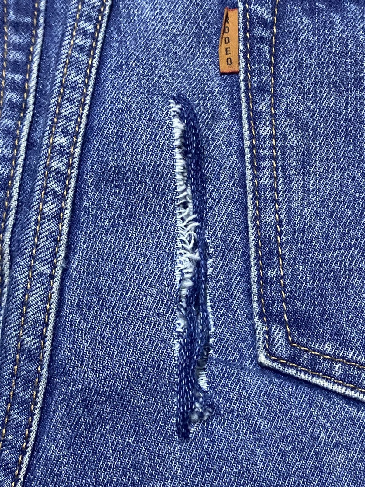Japanese Brand Vintage Rodeo Crown Blue Wash Ifsixwasnine Style Flare Jeans Size US 29 - 11 Thumbnail