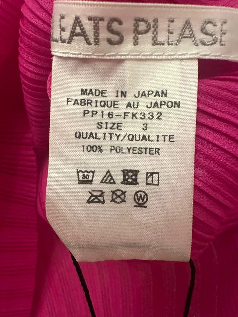 Issey Miyake Issey Miyake size:3 Hot pink pleated long-sleeved shirt Size M / US 6-8 / IT 42-44 - 5 Thumbnail