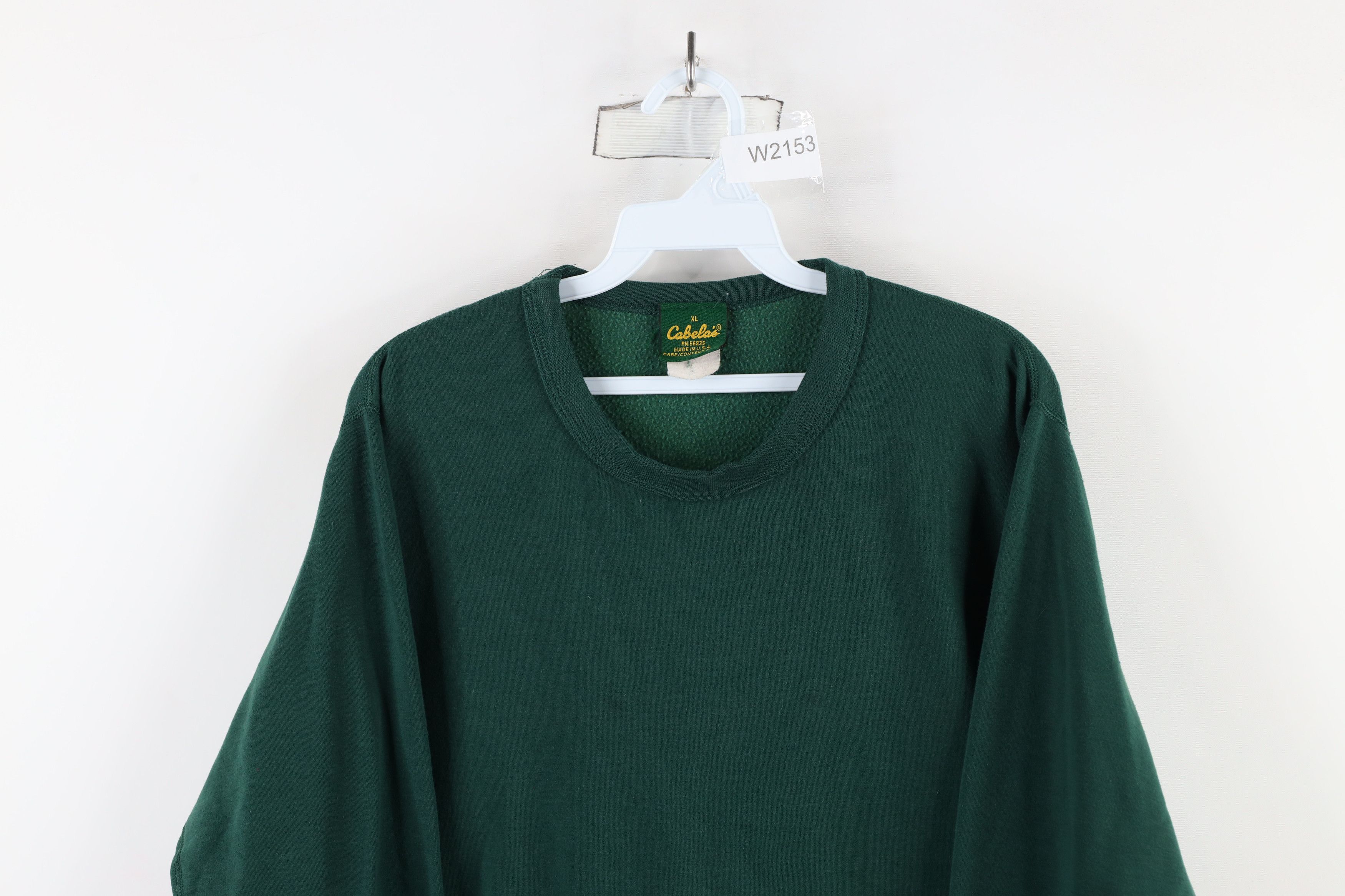 Cabelas × Vintage Vintage 90s Cabelas Baselayer Long Sleeve T-Shirt Green USA Size US XL / EU 56 / 4 - 2 Thumbnail