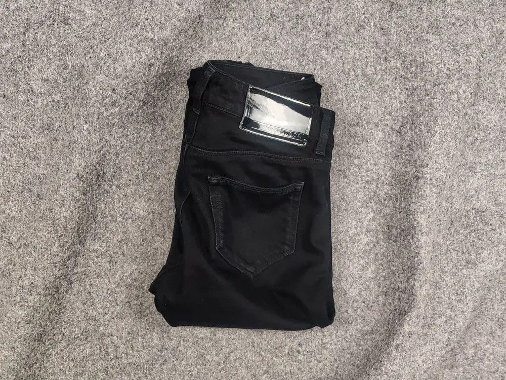 Prada Vintage Prada Crop Dark Blue Denim Womens Jeans Zipper Y2K Size 27" / US 4 / IT 40 - 1 Thumbnail