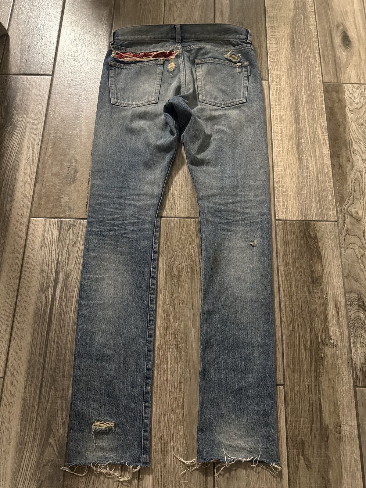 Saint Laurent Paris Saint Laurent Paris D02 “Paisley” Denim Size US 29 - 1 Thumbnail