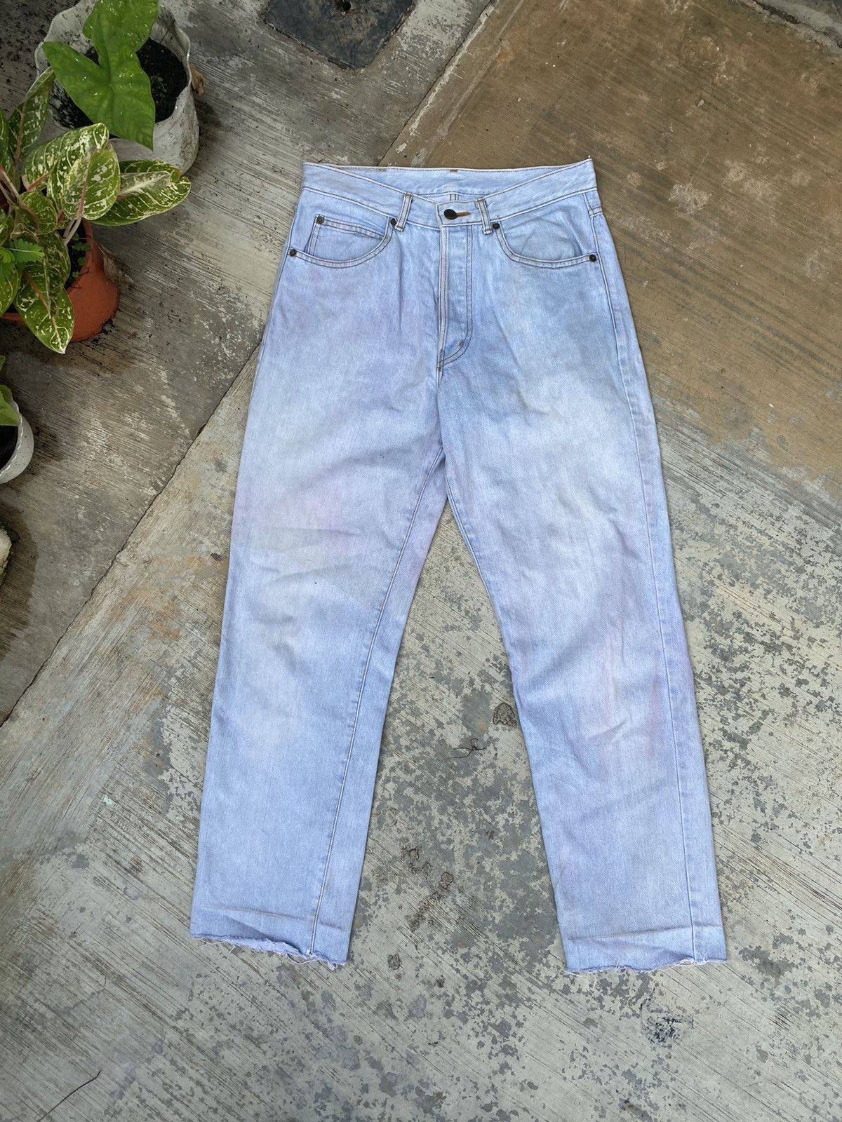 Kenzo Distressed Kenzo baggy jeans Size US 30 / EU 46 - 1 Thumbnail