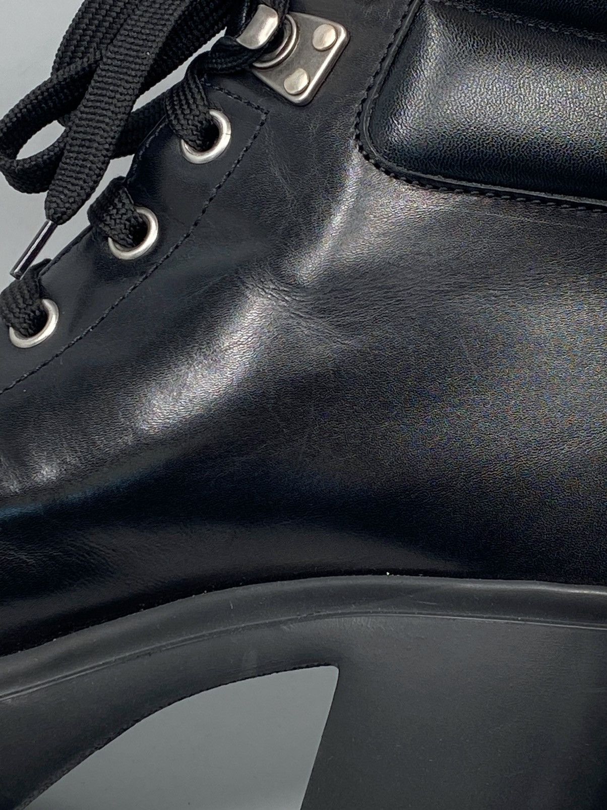 Miu Miu Miu Miu Block Heel Platform Combat Boots size 41 Size US 11 / IT 41 - 15 Thumbnail
