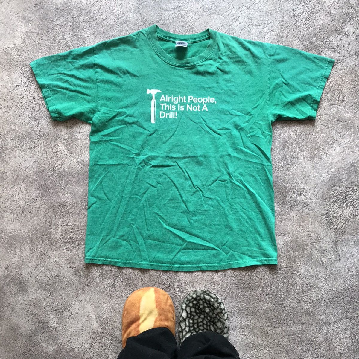 Vintage Vintage Y2K Alright People Graphic Tee Funny Humor Skate L Size US L / EU 52-54 / 3 - 1 Thumbnail