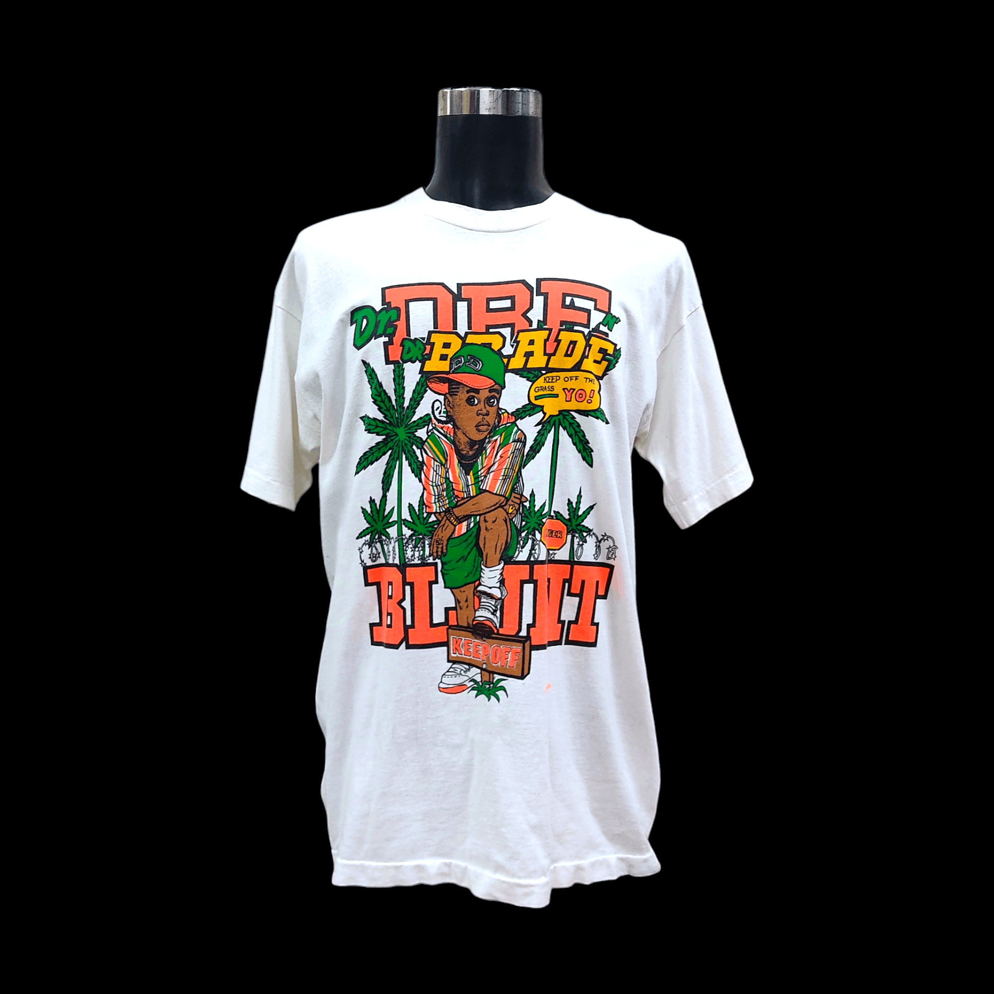 Rap Tees Vintage DR. DRE BLUNT BRADE ©J.J House 93 T-shirt Size US XL / EU 56 / 4 - 1 Thumbnail