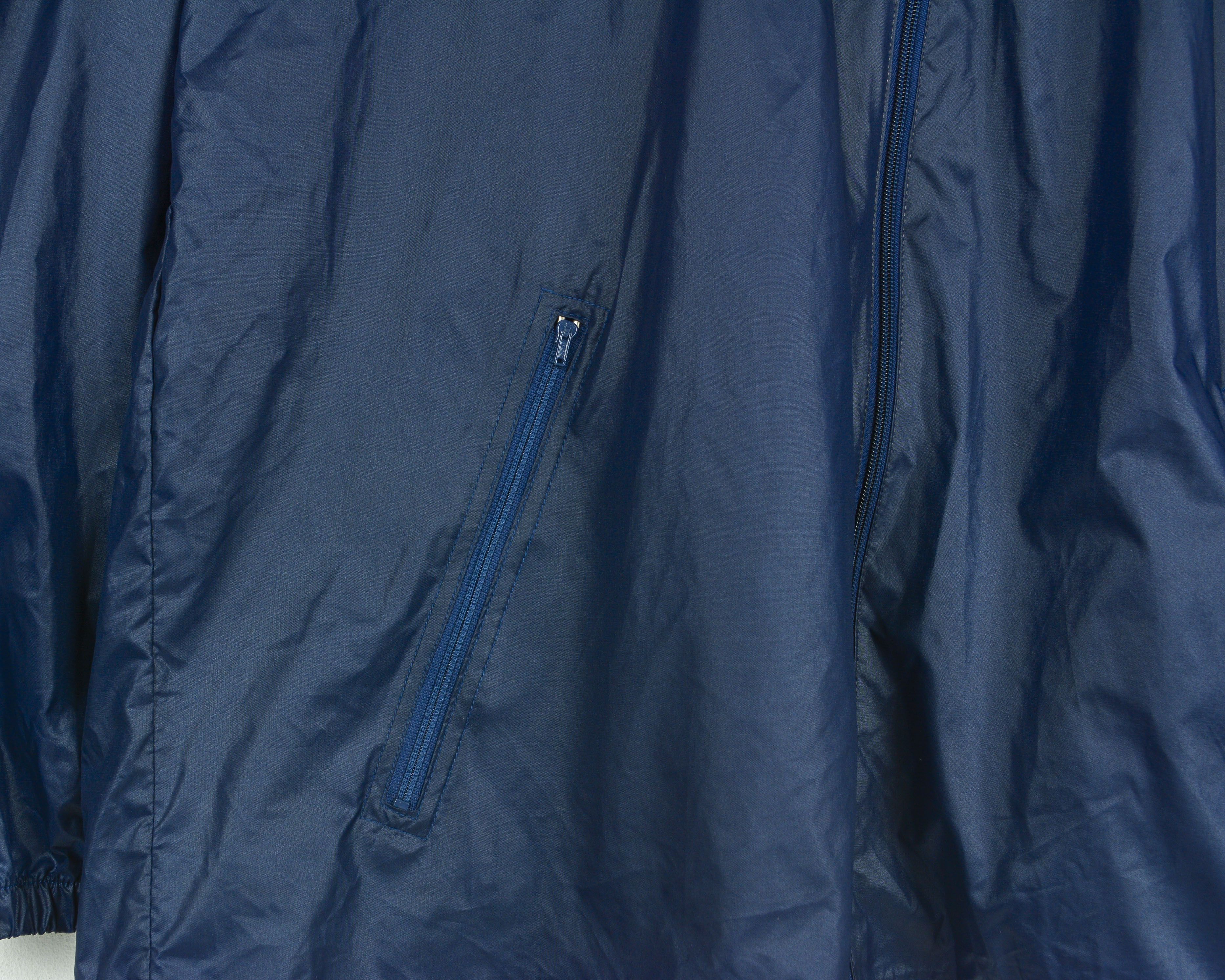 Adidas Mens XL Packable 80s Nylon Track Jacket Hooded UK 44 Sport Size US XL / EU 56 / 4 - 7 Thumbnail