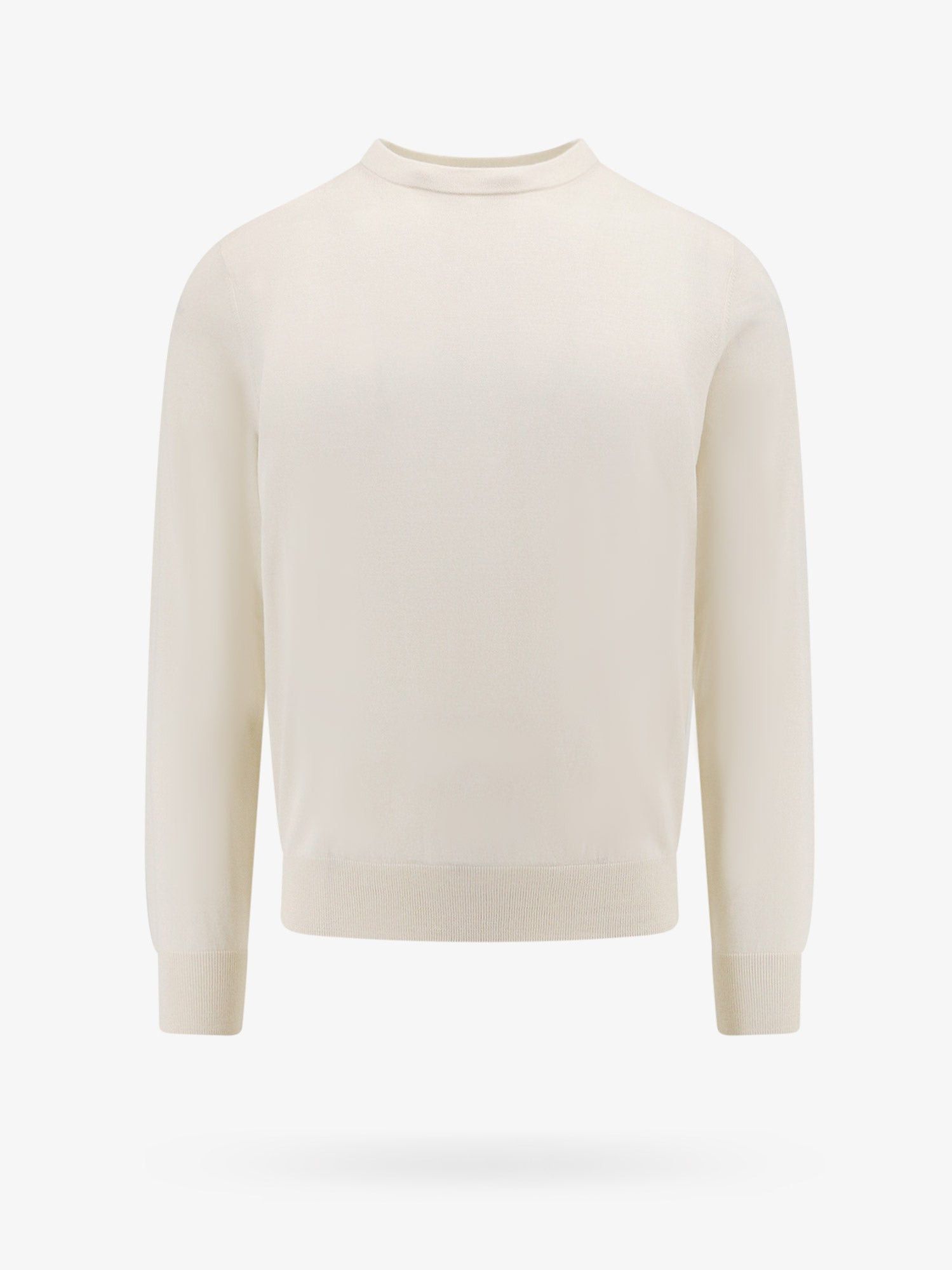 image of Corneliani Sweater Man White Knitwear, Men's (Size 2XL)