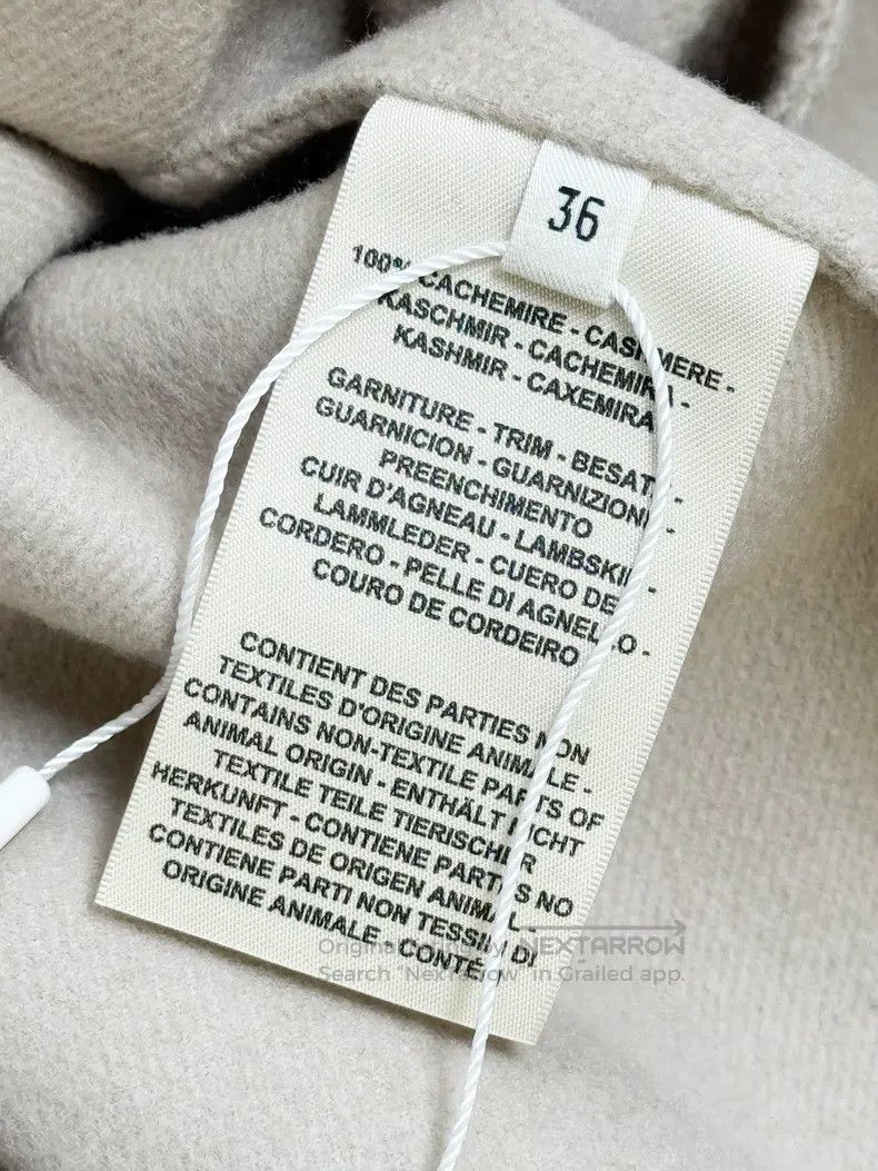 Hermes Hermes Oatmeal Color Cashmere Coat Jacket Size XS / US 0-2 / IT 36-38 - 5 Thumbnail