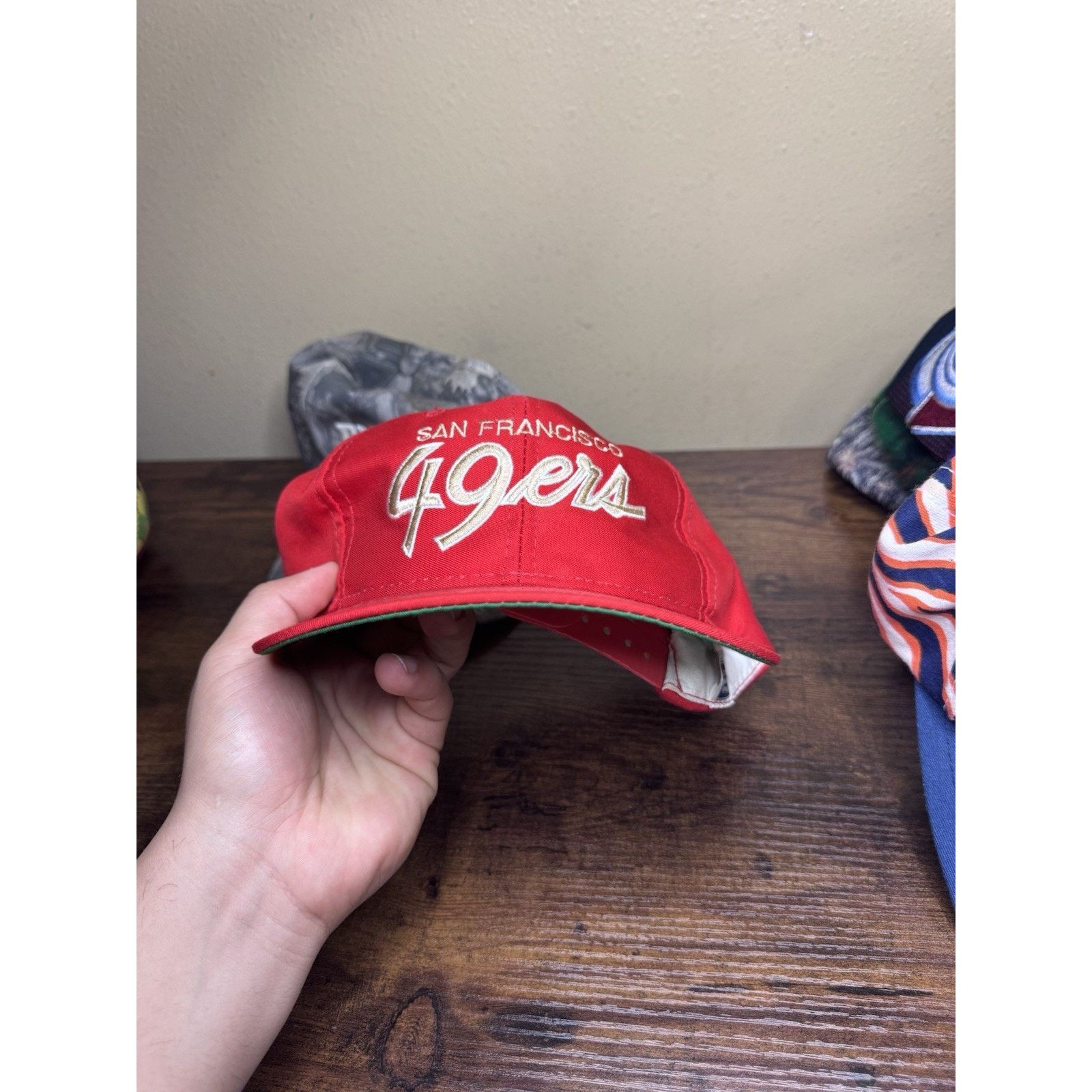 Sports Specialties Vintage 49ers Sports Specialties script hat The Twill Size ONE SIZE - 12 Thumbnail