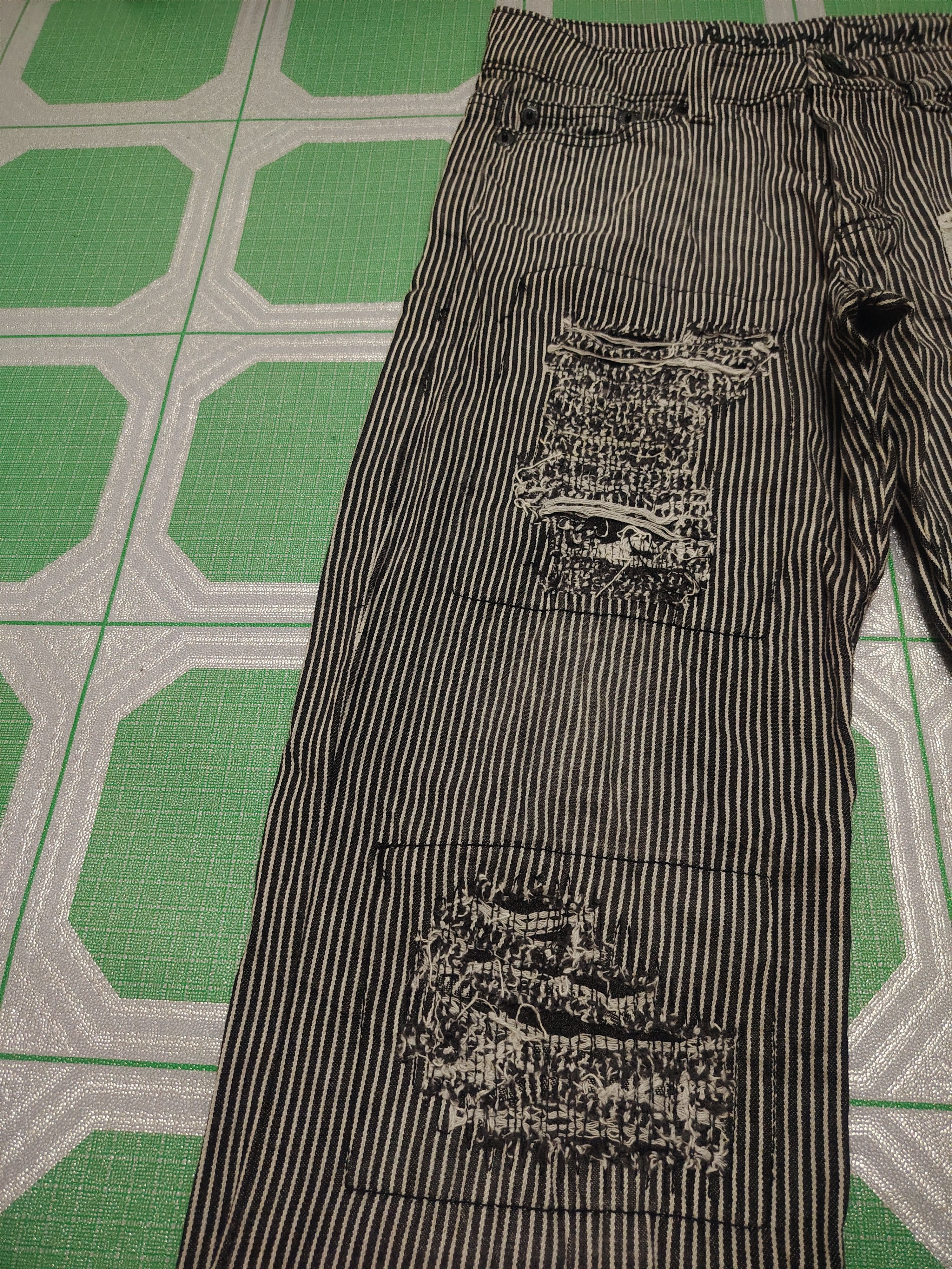 Who Decides War Japanese Back & Forth Hickory Pants Striped I6W9 Style Size US 30 / EU 46 - 8 Thumbnail