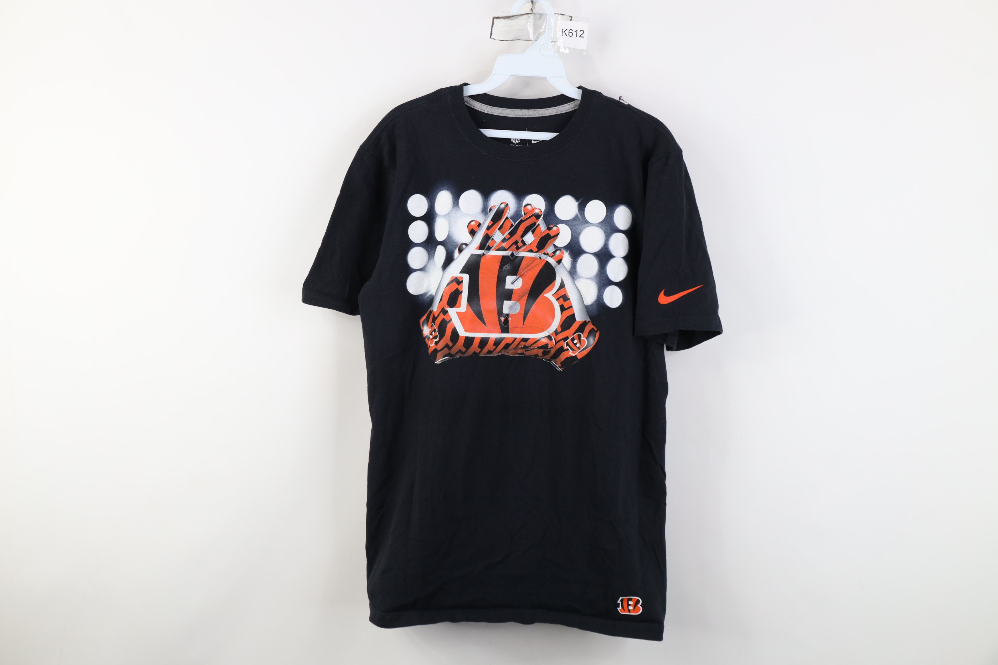 Nike Nike Gloves Cincinnati Bengals Football T-Shirt Black Size US M / EU 48-50 / 2 - 1 Thumbnail