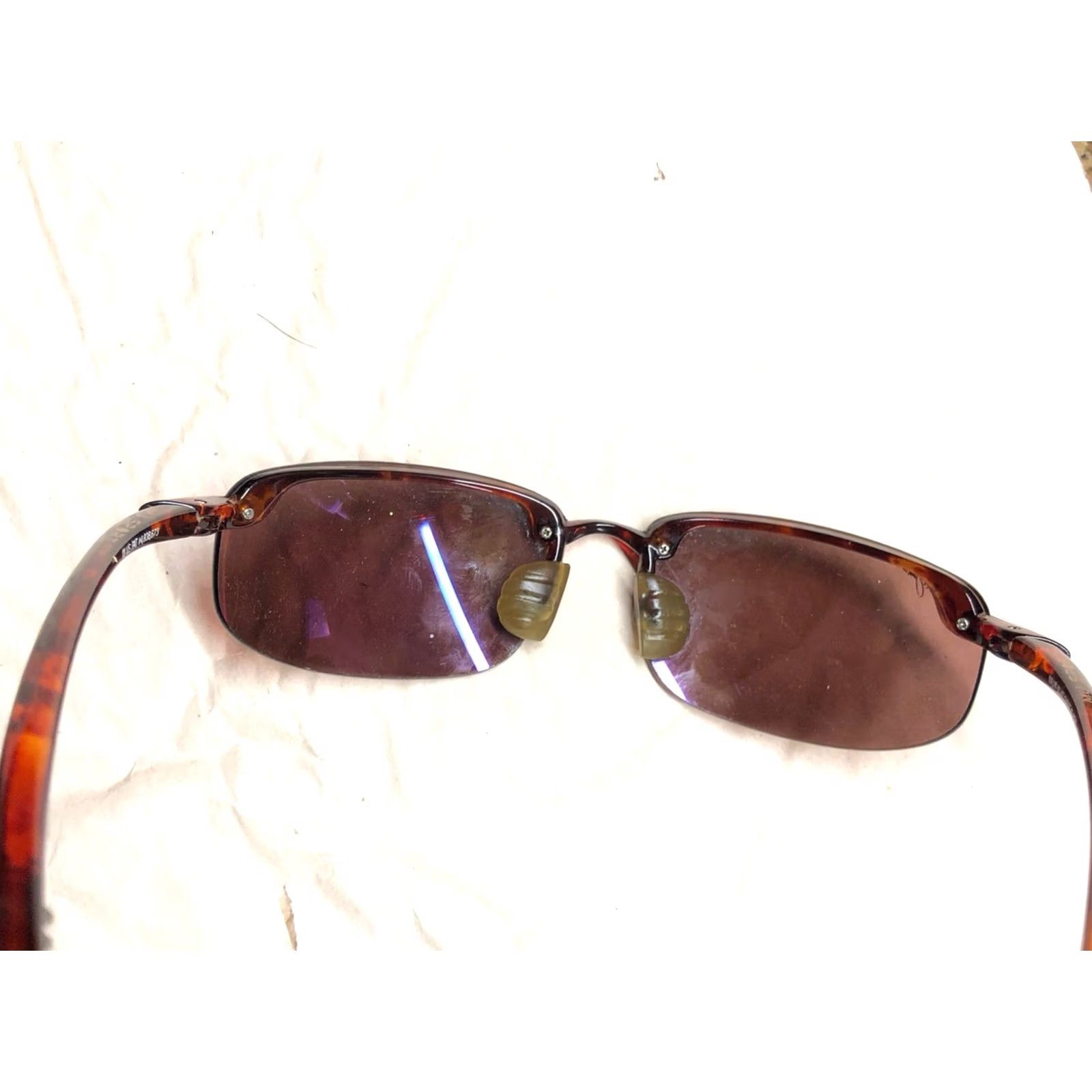 Maui Jim MAUI JIM MJ SPORT WRAP MJ407-10 BROWN SUNGLASSES Polarized 1.5 Japan + Case Unisex Adults Wrap Rimless Case Size ONE SIZE - 6 Thumbnail