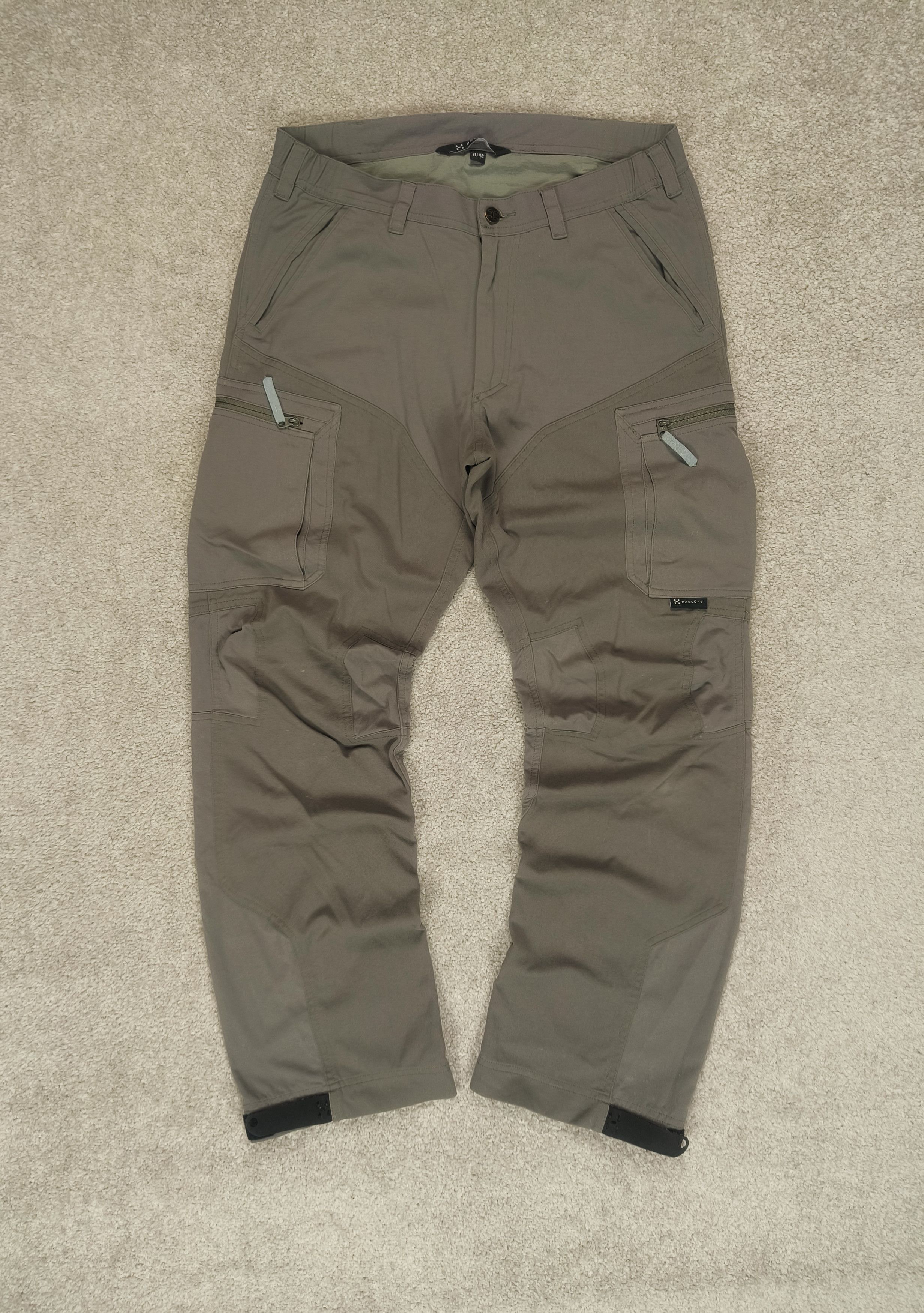 Haglofs Haglöfs Cargo Pants Multi Pocket Outdoor Hiking Trousers Size US 31 - 1 Thumbnail