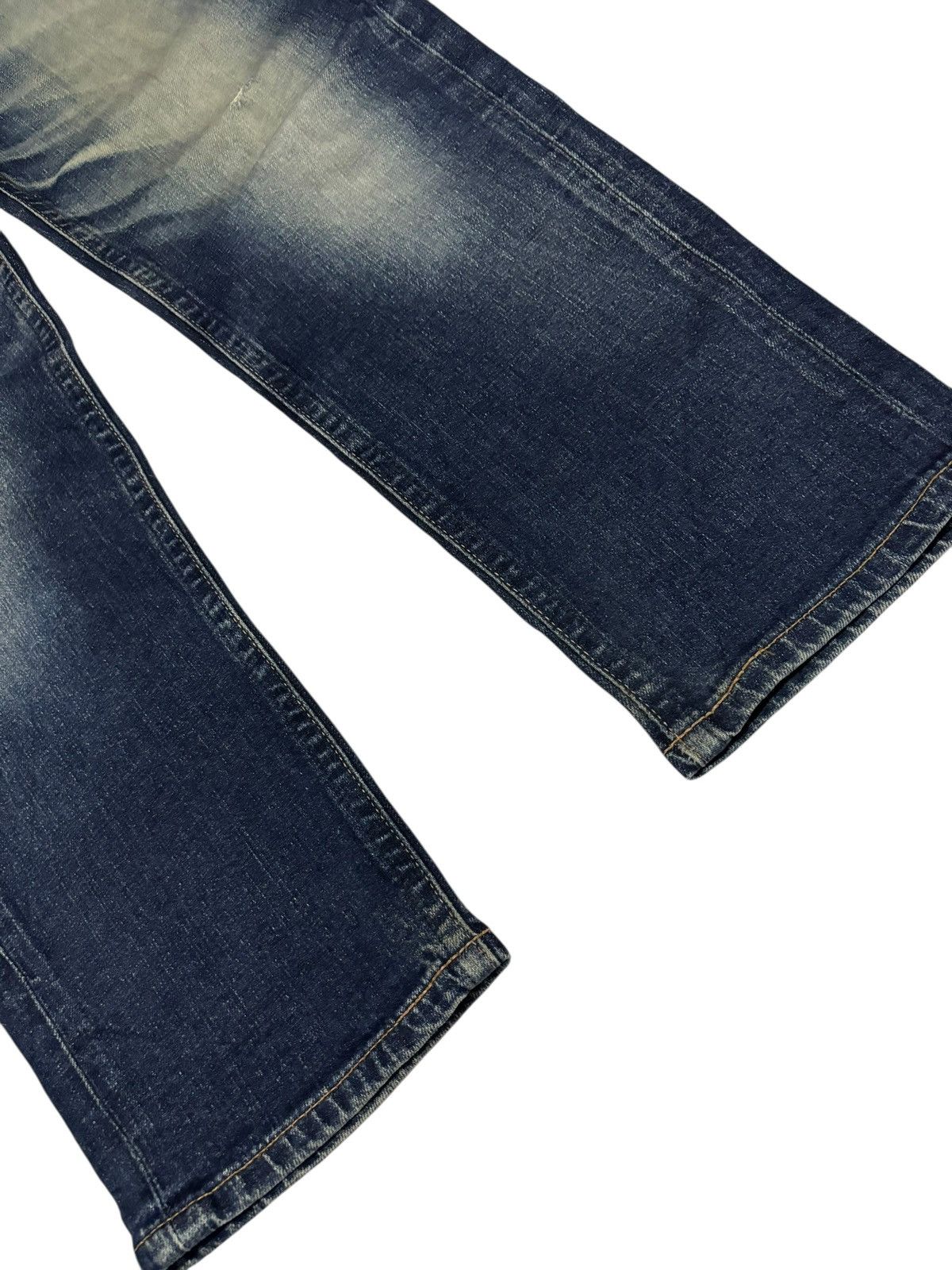 Edwin Vtg Edwin Blue Trip Japan Distressed Jeans Size US 30 / EU 46 - 5 Thumbnail