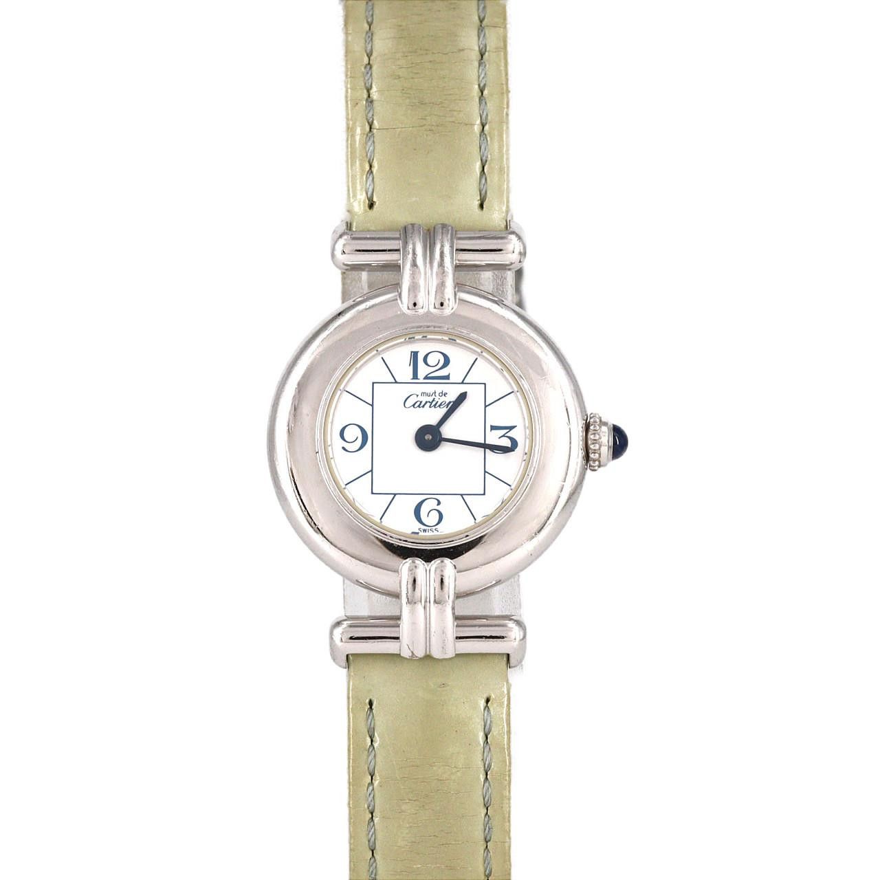 Cartier Cartier Cartier Must Colisee Silver Ladies Watch Precious Metal Quartz W1011455 DUTY FREE for USA Size ONE SIZE - 1 Thumbnail