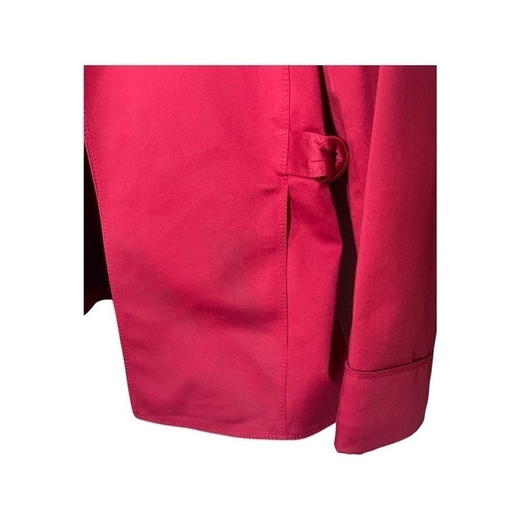 Anne Klein Anne KLEIN Red Jacket w/ Gold Ring Belt Accent. Size M / US 6-8 / IT 42-44 - 11 Thumbnail