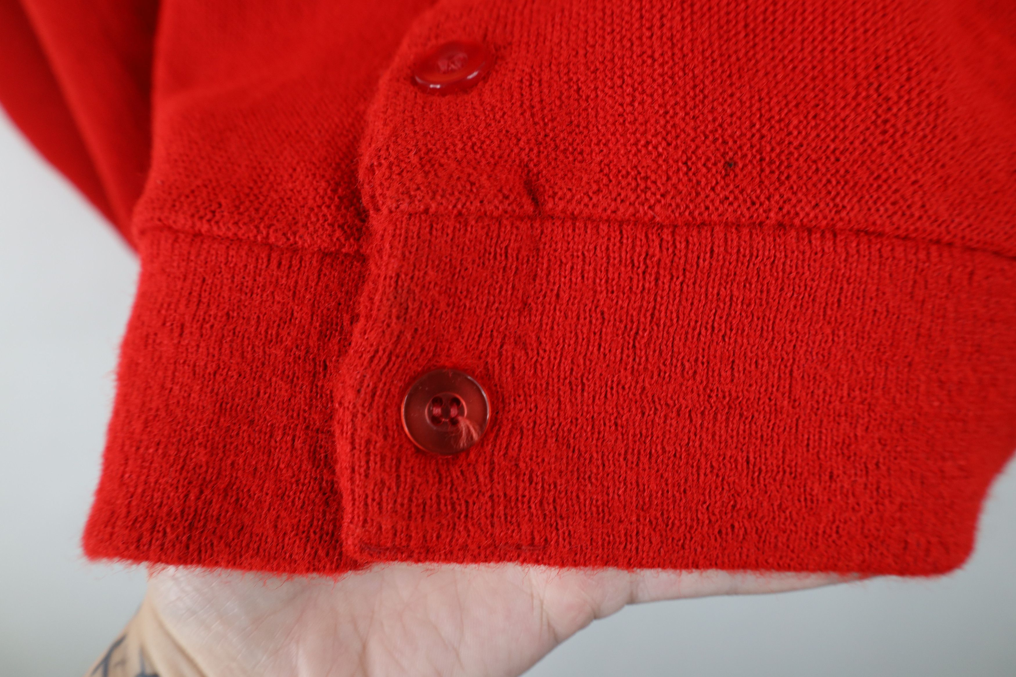 Vintage Vintage 60s Streetwear Turtle Logo Knit Cardigan Sweater USA Size US L / EU 52-54 / 3 - 8 Thumbnail