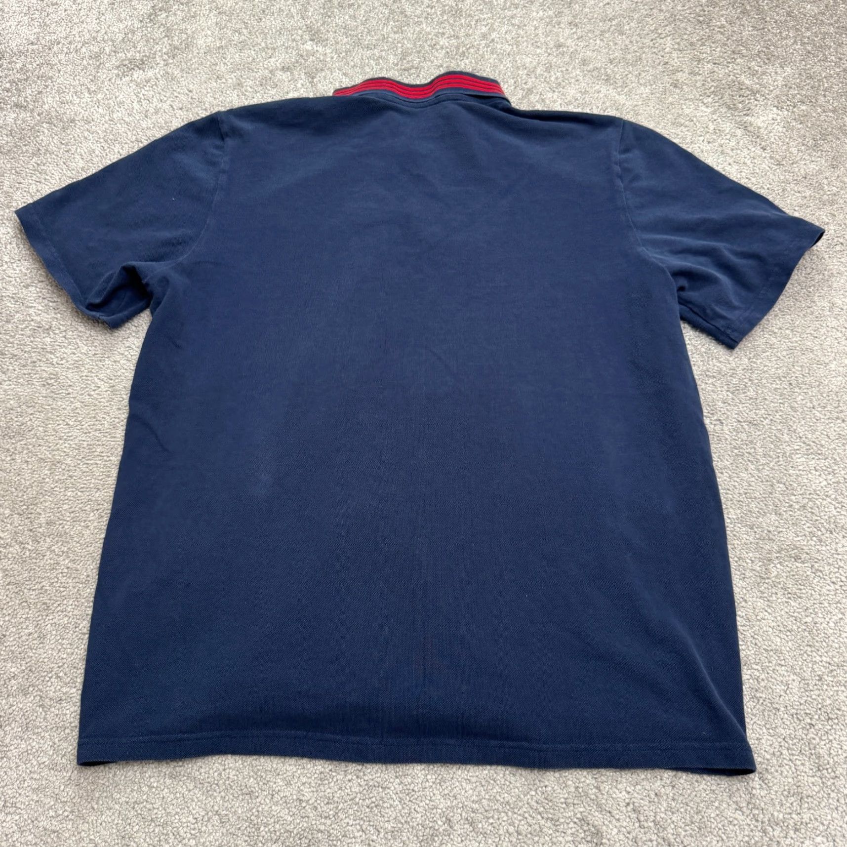 Adidas VINTAGE adidas Polo Shirt Men XL Navy Blue Cotton Casual Activewear Sports Golf Tennis Walking Size US XL / EU 56 / 4 - 2 Thumbnail