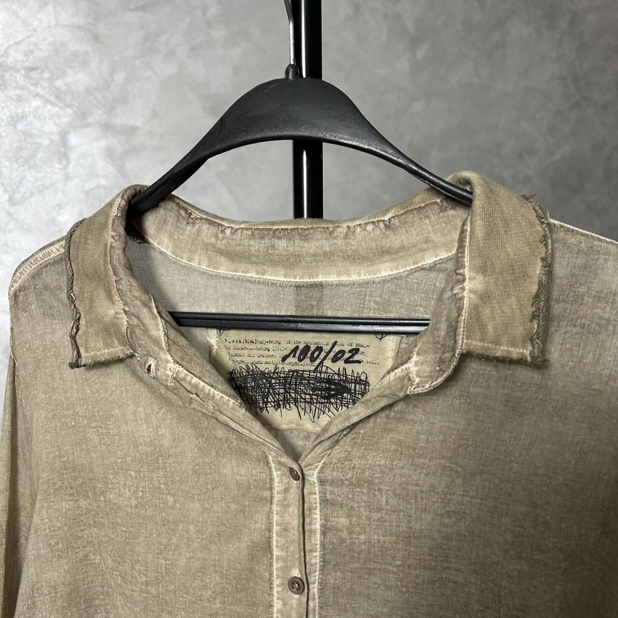 Rundholz Rundholz Avantgarde Button Front Shirt In Walnut Cloud Brown Size S / US 4 / IT 40 - 6 Thumbnail