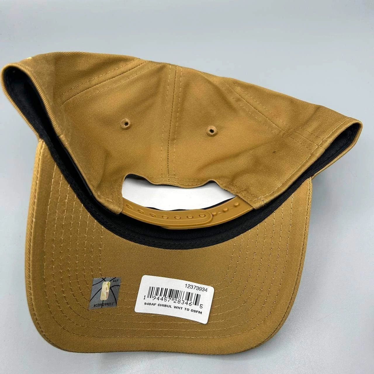 New Era Chicago Bulls Hat Men Brown Snap Back Cap Cotton New A-Frame Size ONE SIZE - 3 Thumbnail