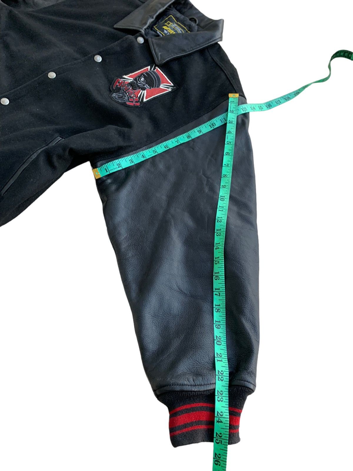 Avirex Vintage Avirex Road Dogz Wool Leather Sleeve Size US XL / EU 56 / 4 - 21 Thumbnail