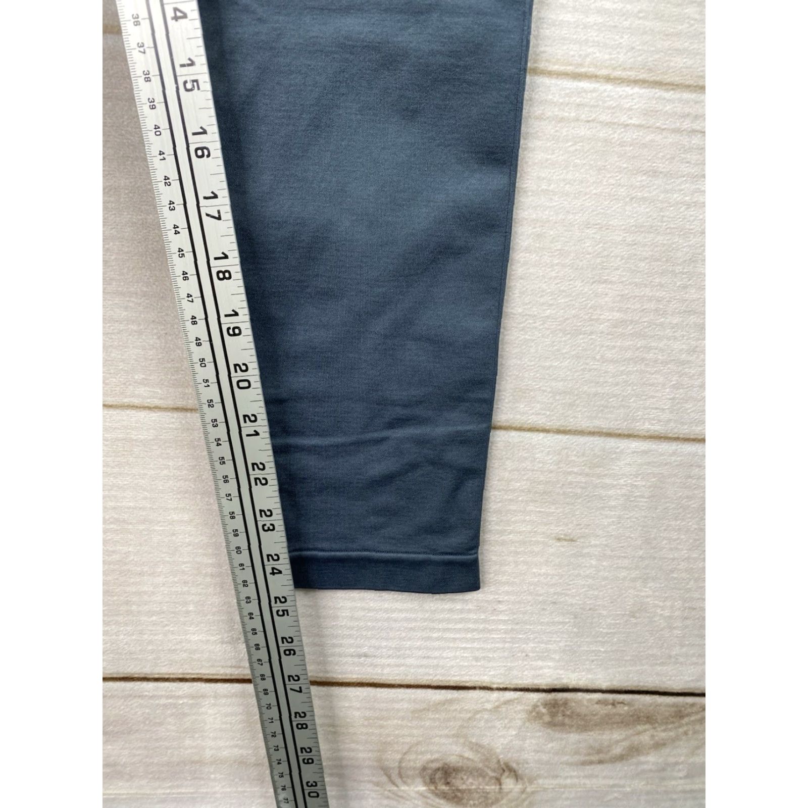 Vintage BLANQI Maternity Belly Support Leggings XL Storm Blue Skinny NWT Size 40" / US 18 - 6 Thumbnail